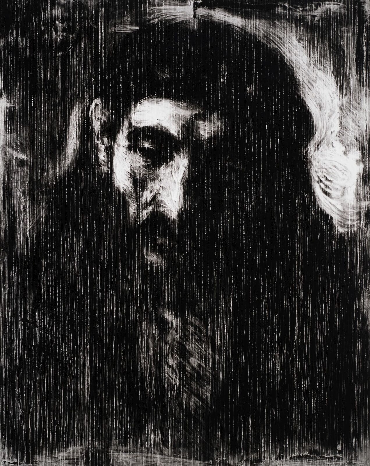Artwork by Robert Longo, Head of Christ, Made of Archival pigment print 