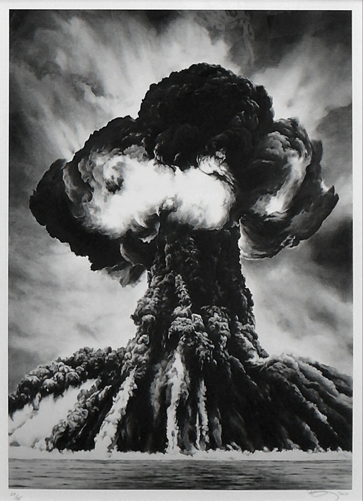 RUSSIAN BOMB (SEMIPALATINSK) by Robert Longo, 2011