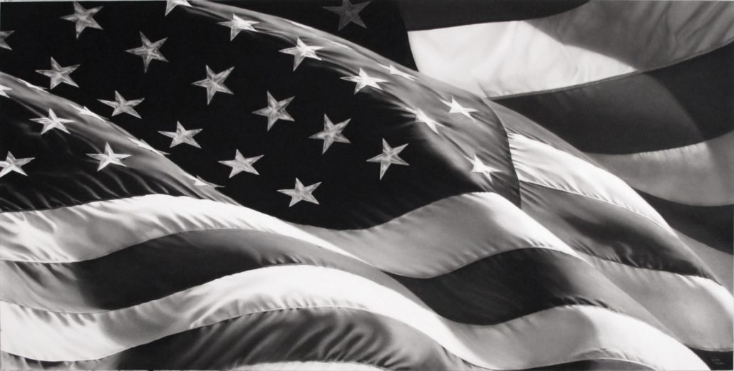 Untitled (Flag) by Robert Longo, 2013