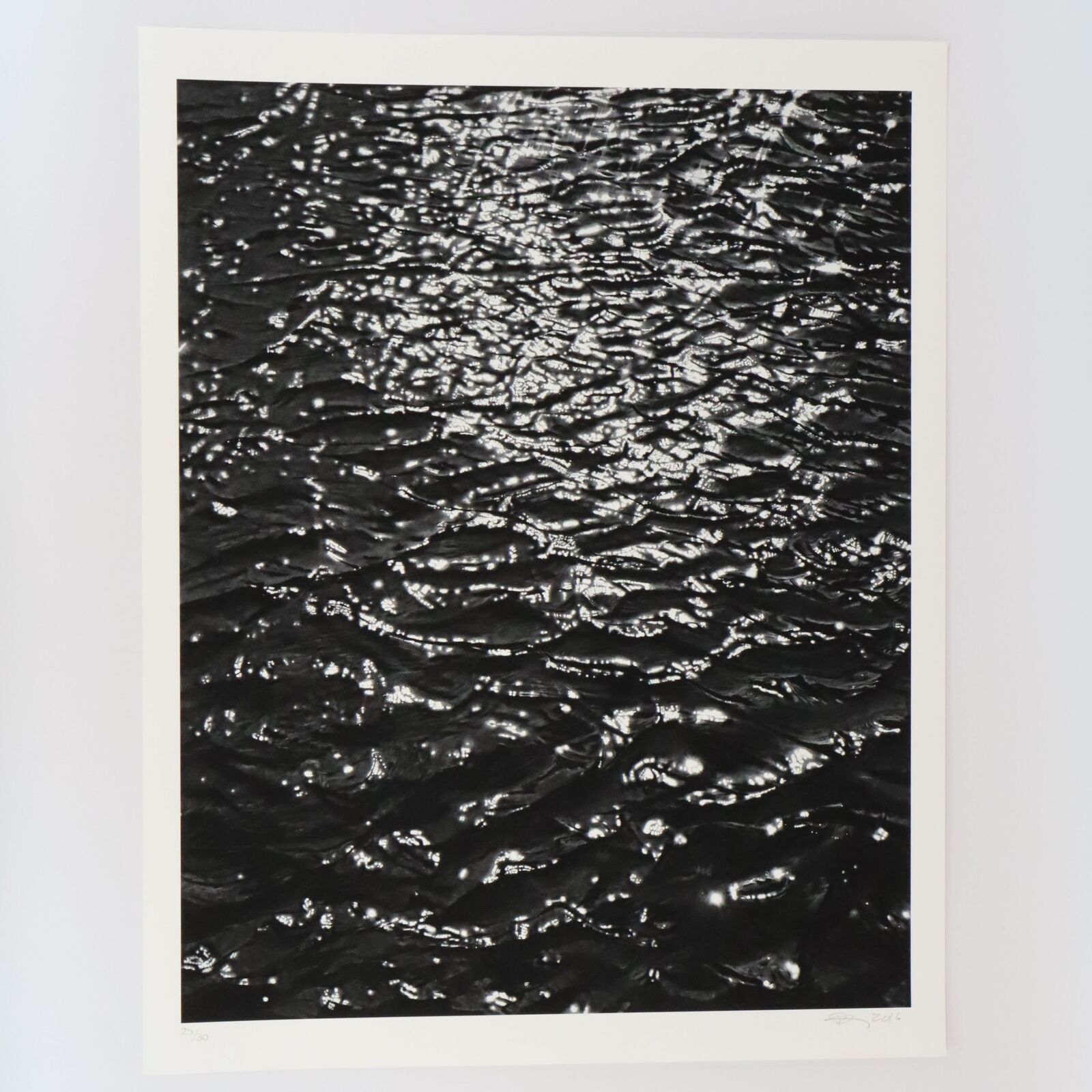 Artwork by Robert Longo, Rippling Water, Made of Archival pigment print 