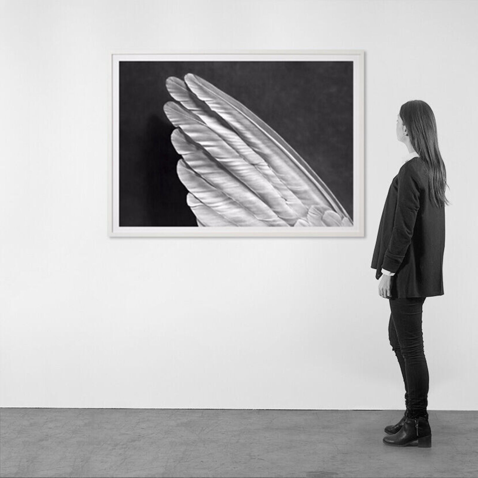 Artwork by Robert Longo, Angel´s Wing, Made of Pigment Print 