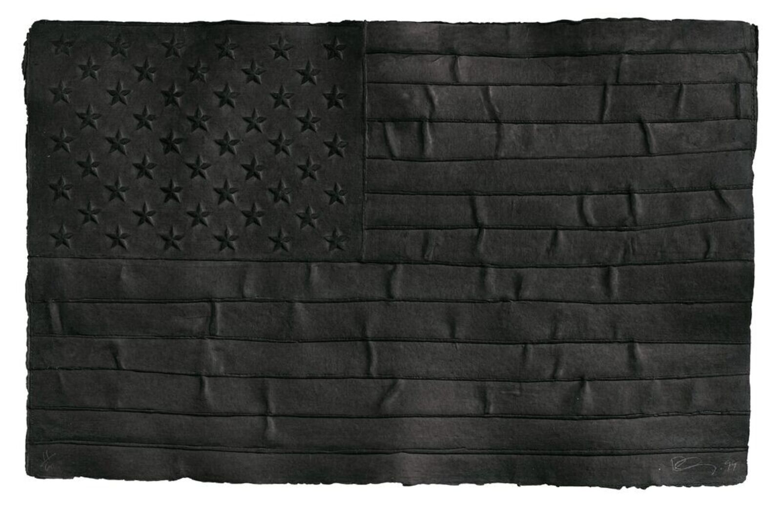 Black Flag by Robert Longo, 1999