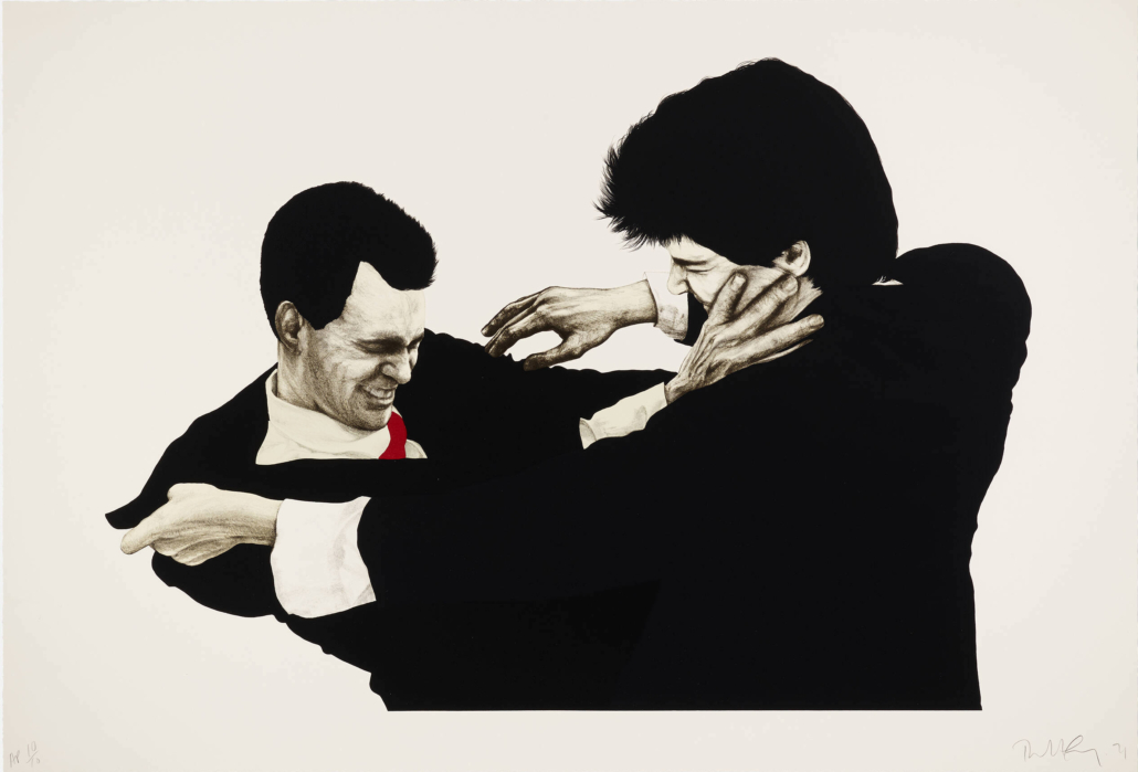 Frank & Glenn by Robert Longo, 1991