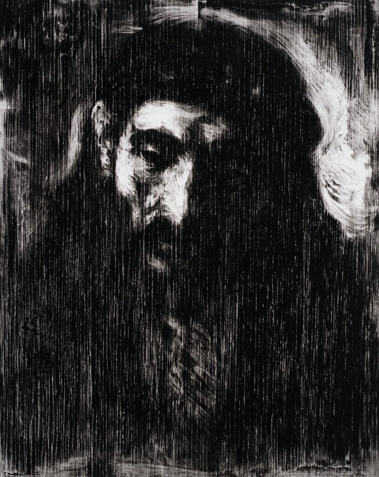 Head of Christ by Robert Longo, 2018