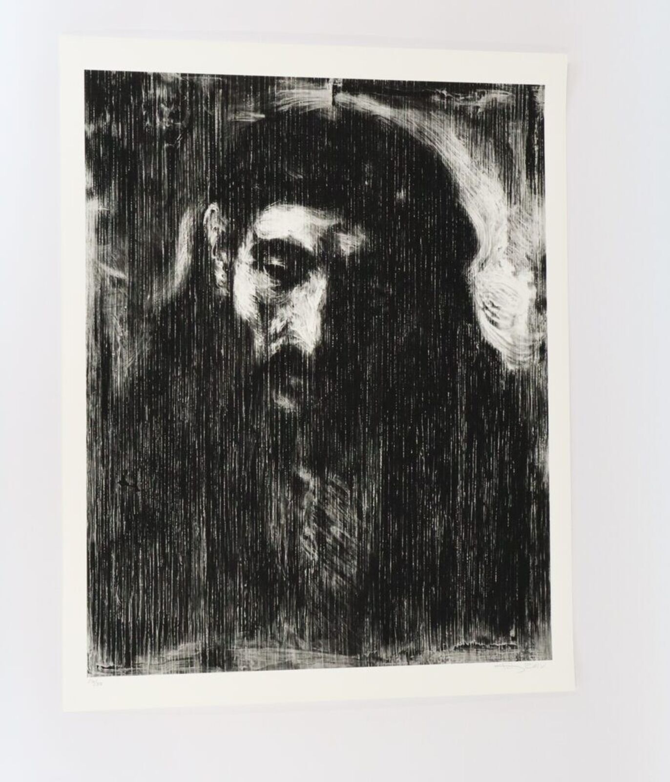 Artwork by Robert Longo, Head of Christ, Made of Archival pigment print 