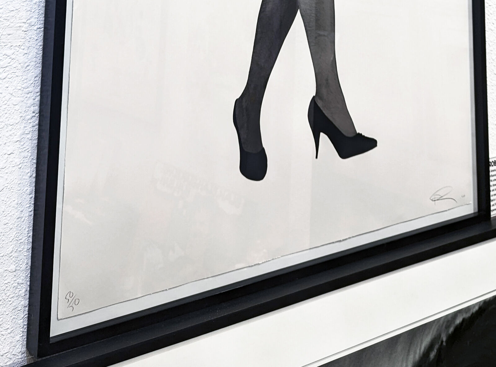 Artwork by Robert Longo, Tillman (huge hand signed lithograph), Made of Lithograph 