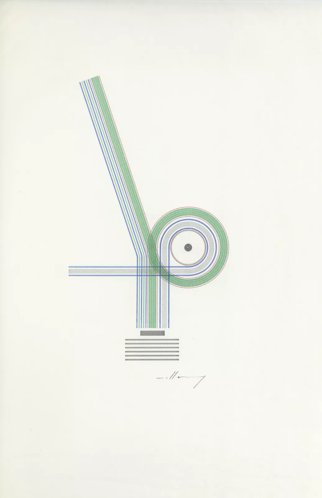 Ribbon Series (006) by Robert Mallary, 1983