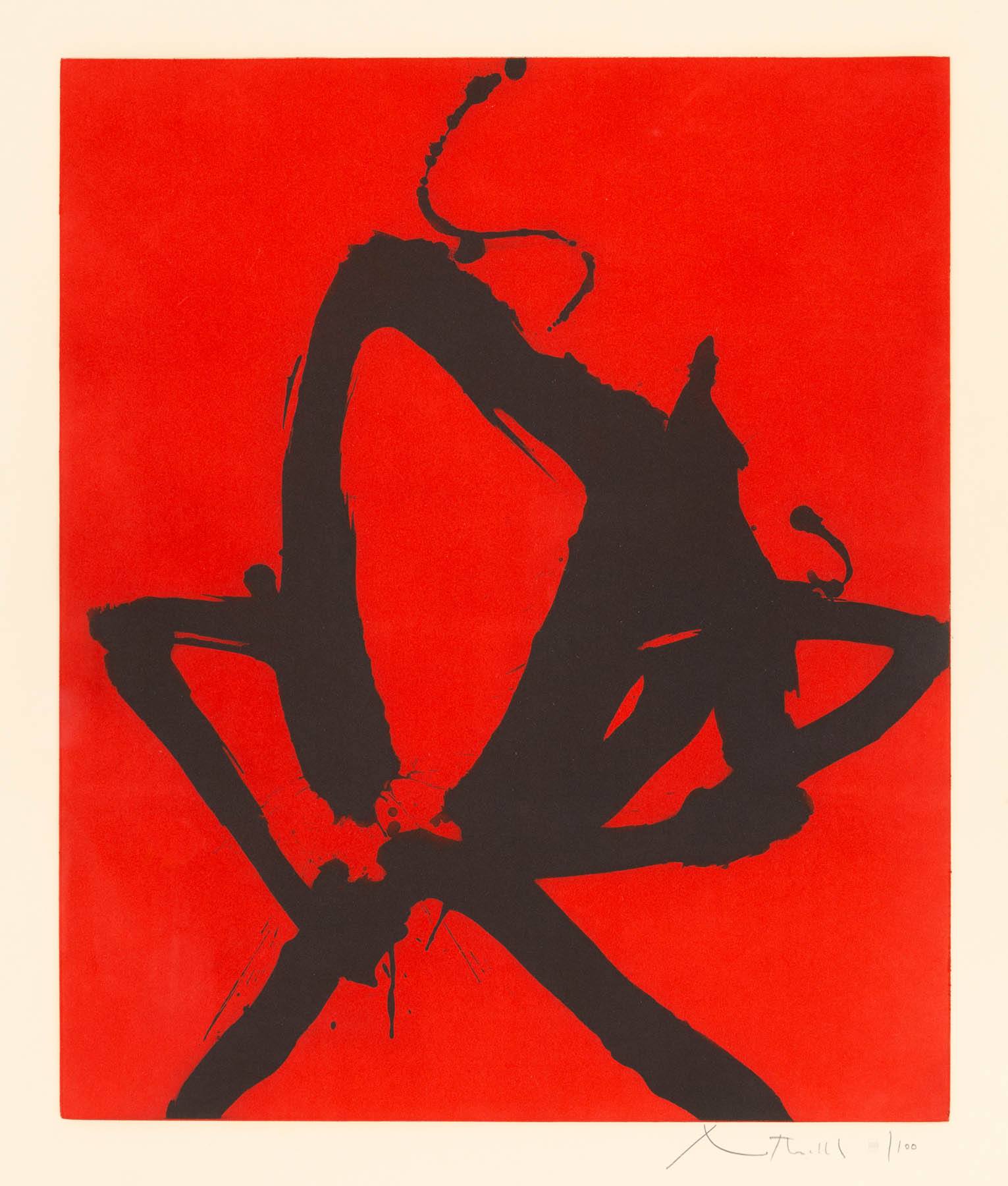Red Sea I by Robert Motherwell, 1976