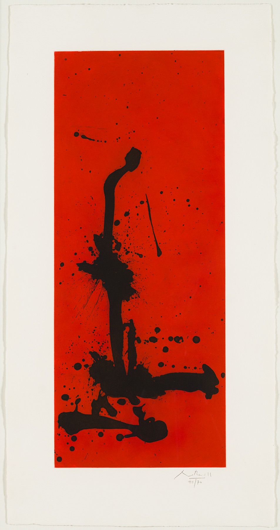 Red Sea III by Robert Motherwell, 1983