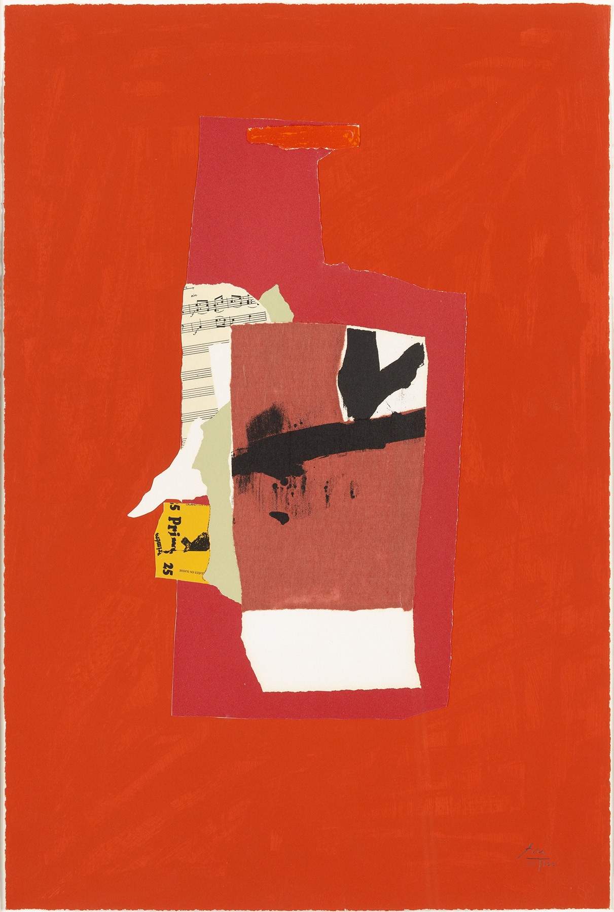 Redness Of Red by Robert Motherwell, 1985