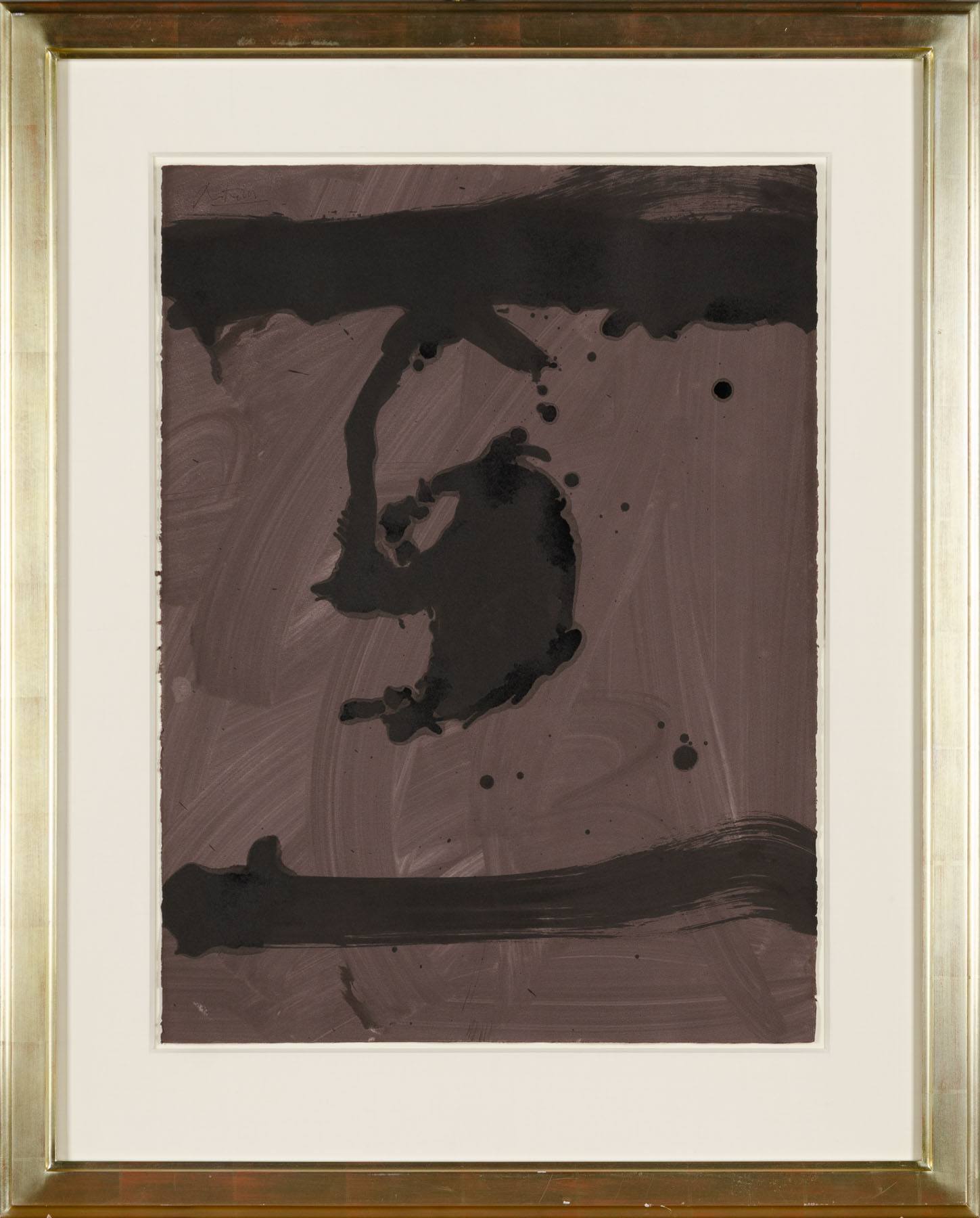 Artwork by Robert Motherwell, Untitled, Made of Monoprint 