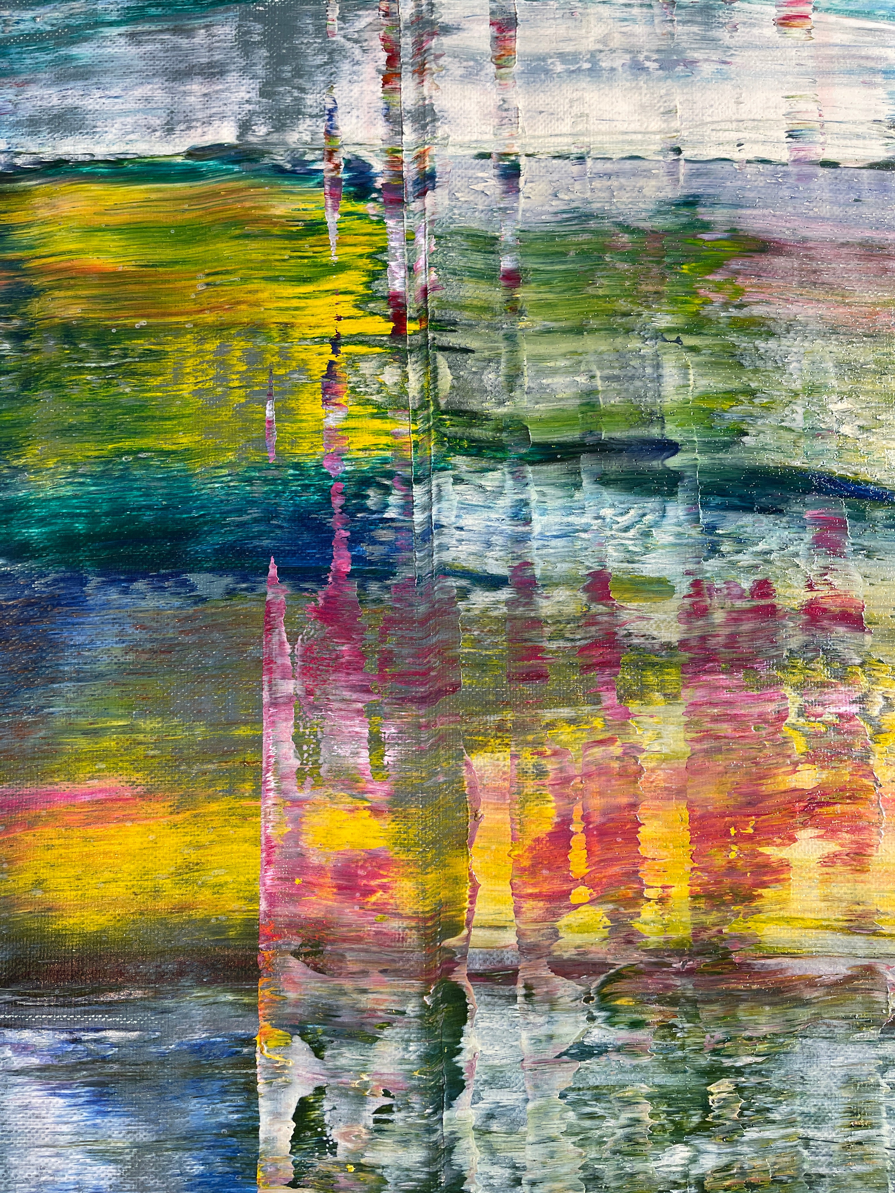 Artwork by Robert Niesse, Abstract informal 2023-2070-4, Made of Oil on canvas 