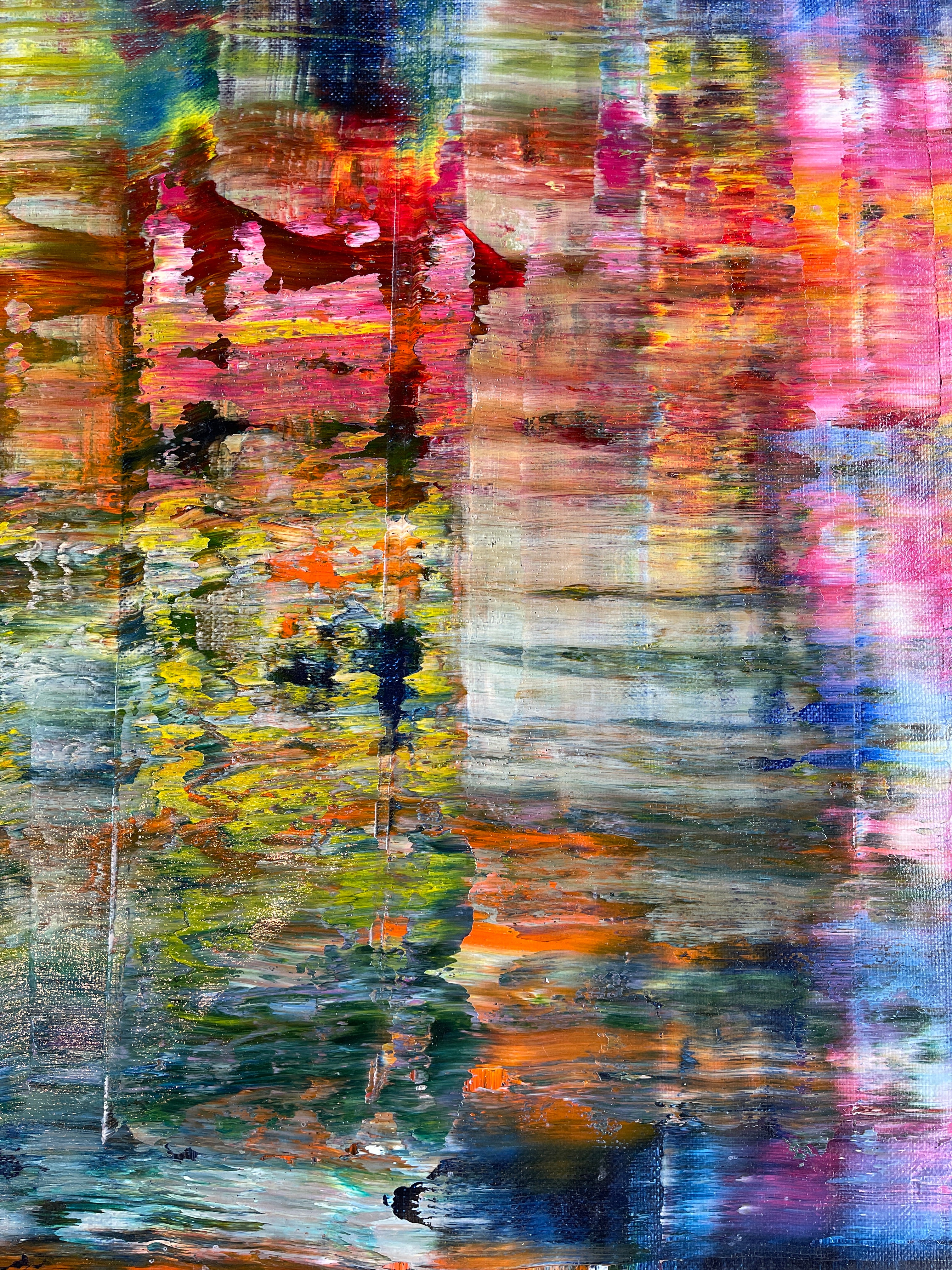 Artwork by Robert Niesse, Abstract informal 2023-2070-4, Made of Oil on canvas 