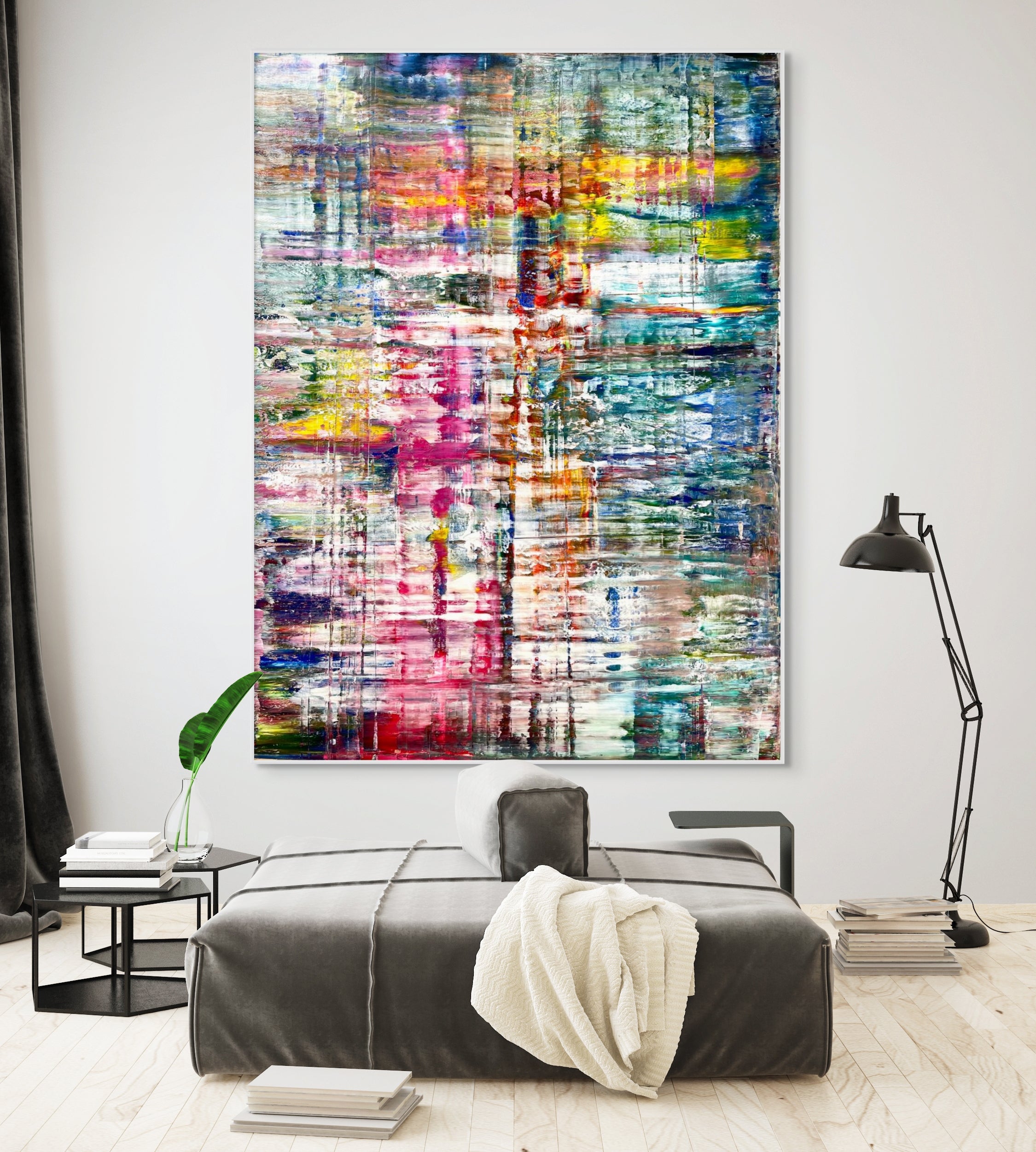 Artwork by Robert Niesse, Abstract informal 2023-2070-4, Made of Oil on canvas 