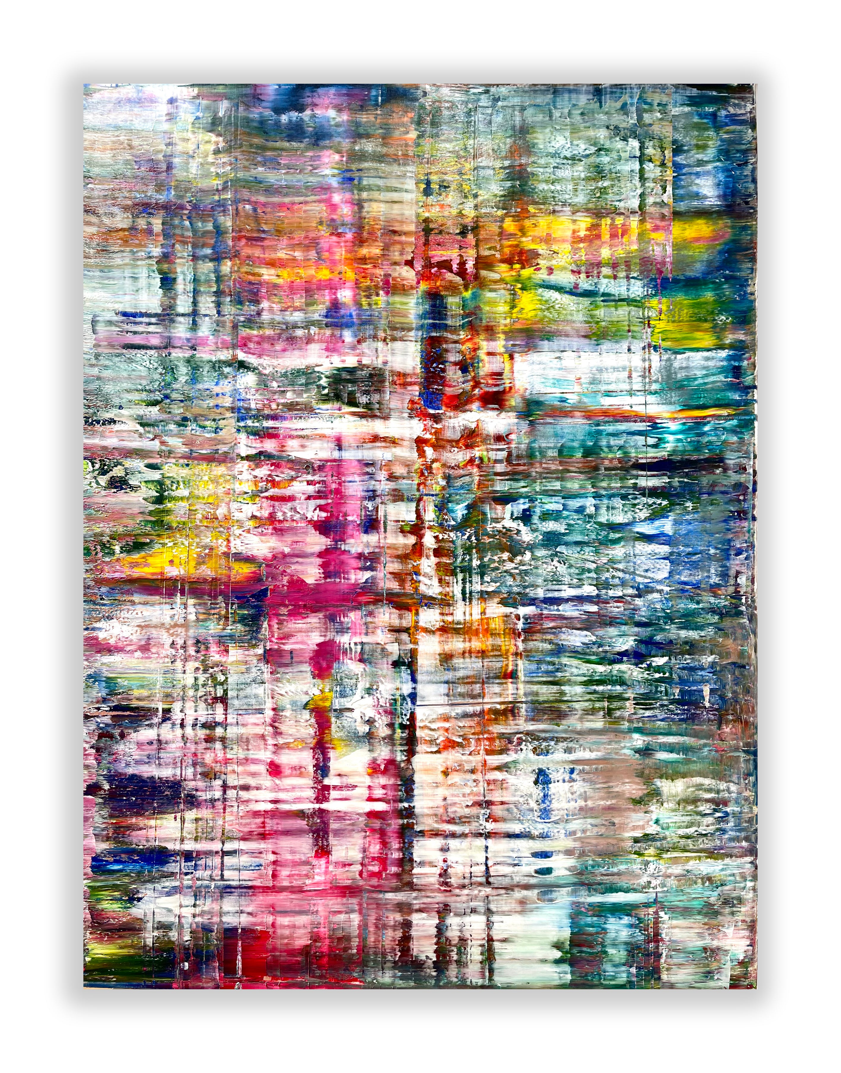 Artwork by Robert Niesse, Abstract informal 2023-2070-4, Made of Oil on canvas 