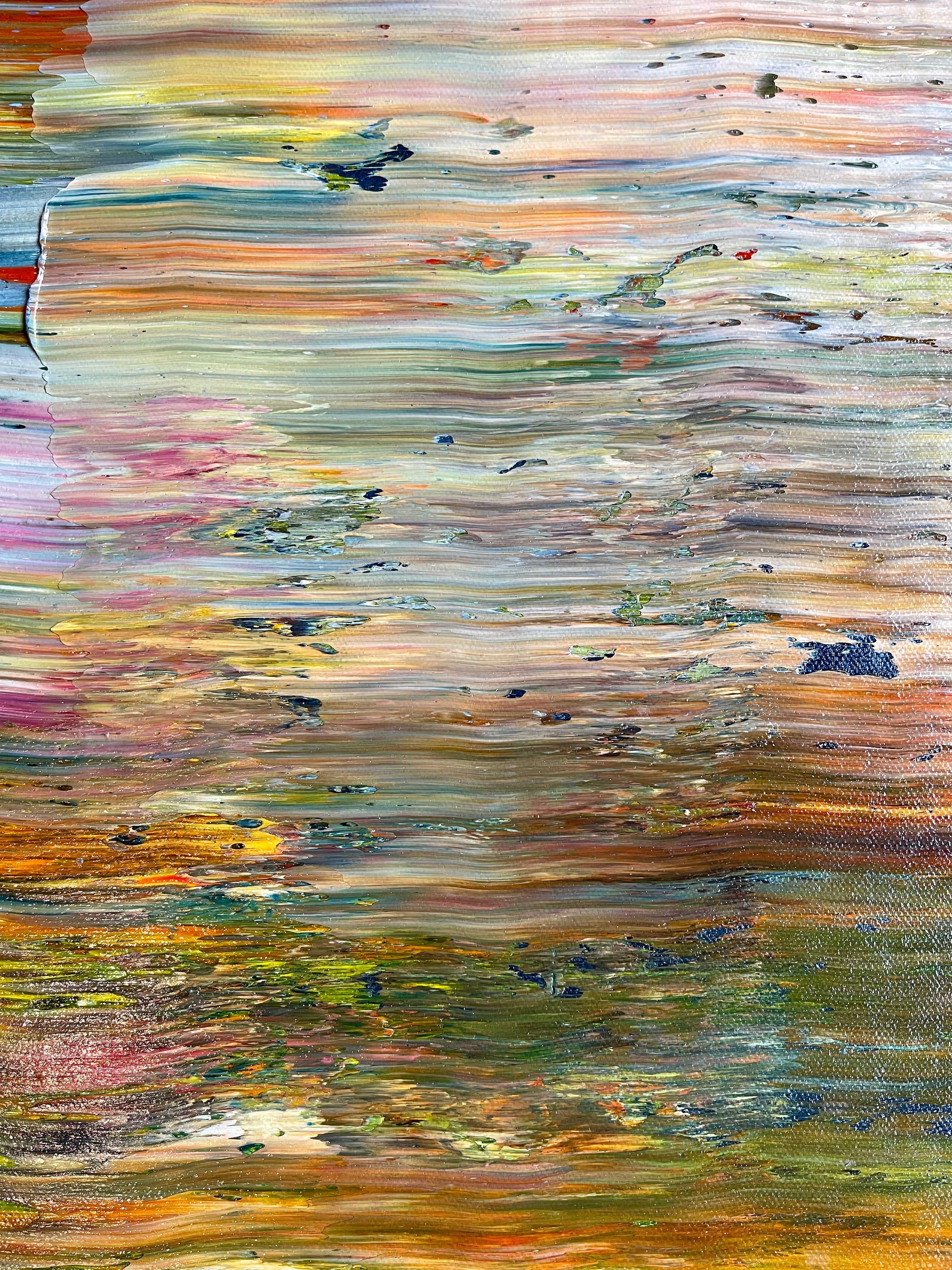 Artwork by Robert Niesse, Abstract informal 2023-2101-1, Made of Oil on canvas 