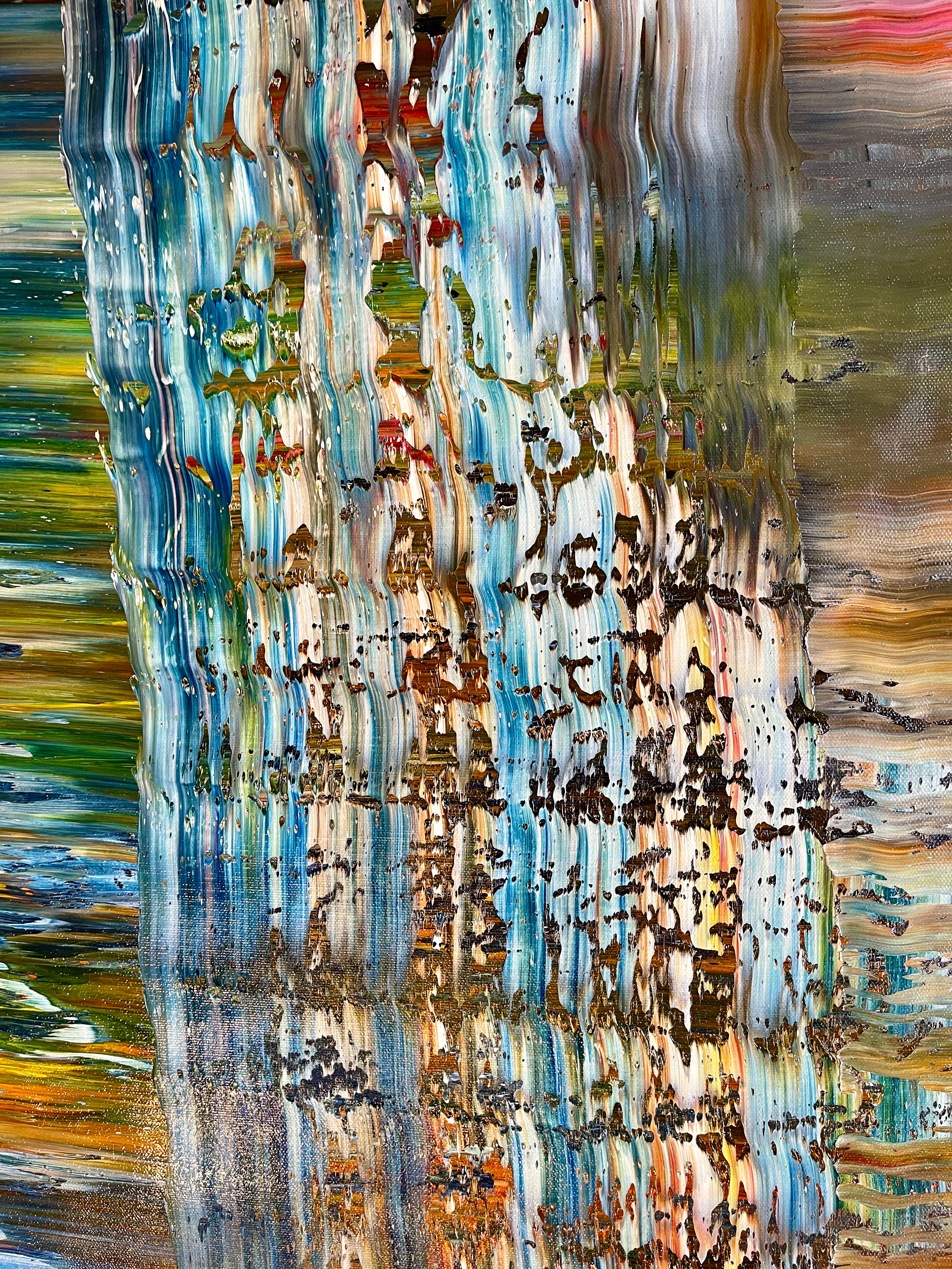 Artwork by Robert Niesse, Abstract informal 2023-2101-1, Made of Oil on canvas 