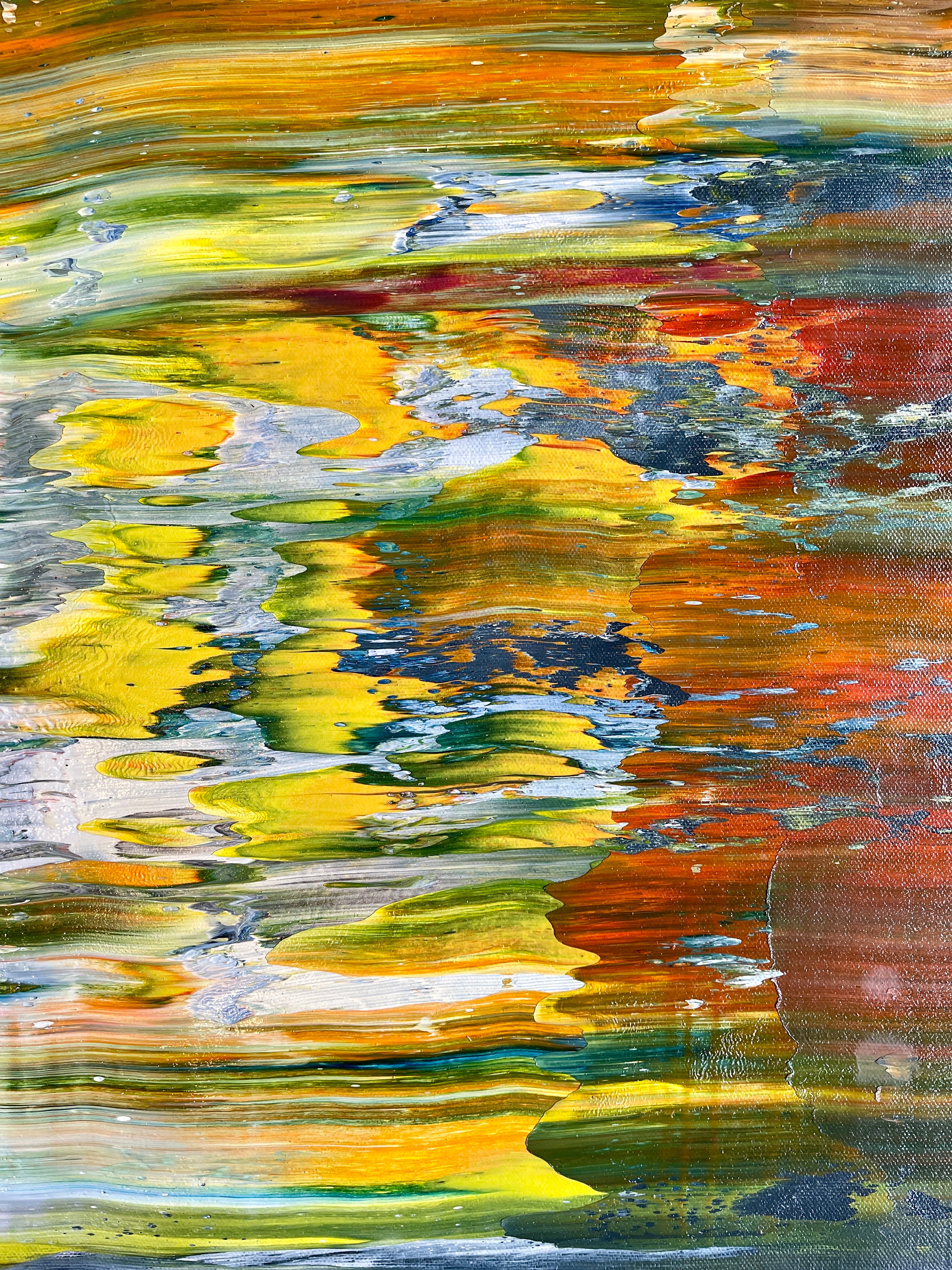 Artwork by Robert Niesse, Abstract informal 2023-2101-1, Made of Oil on canvas 