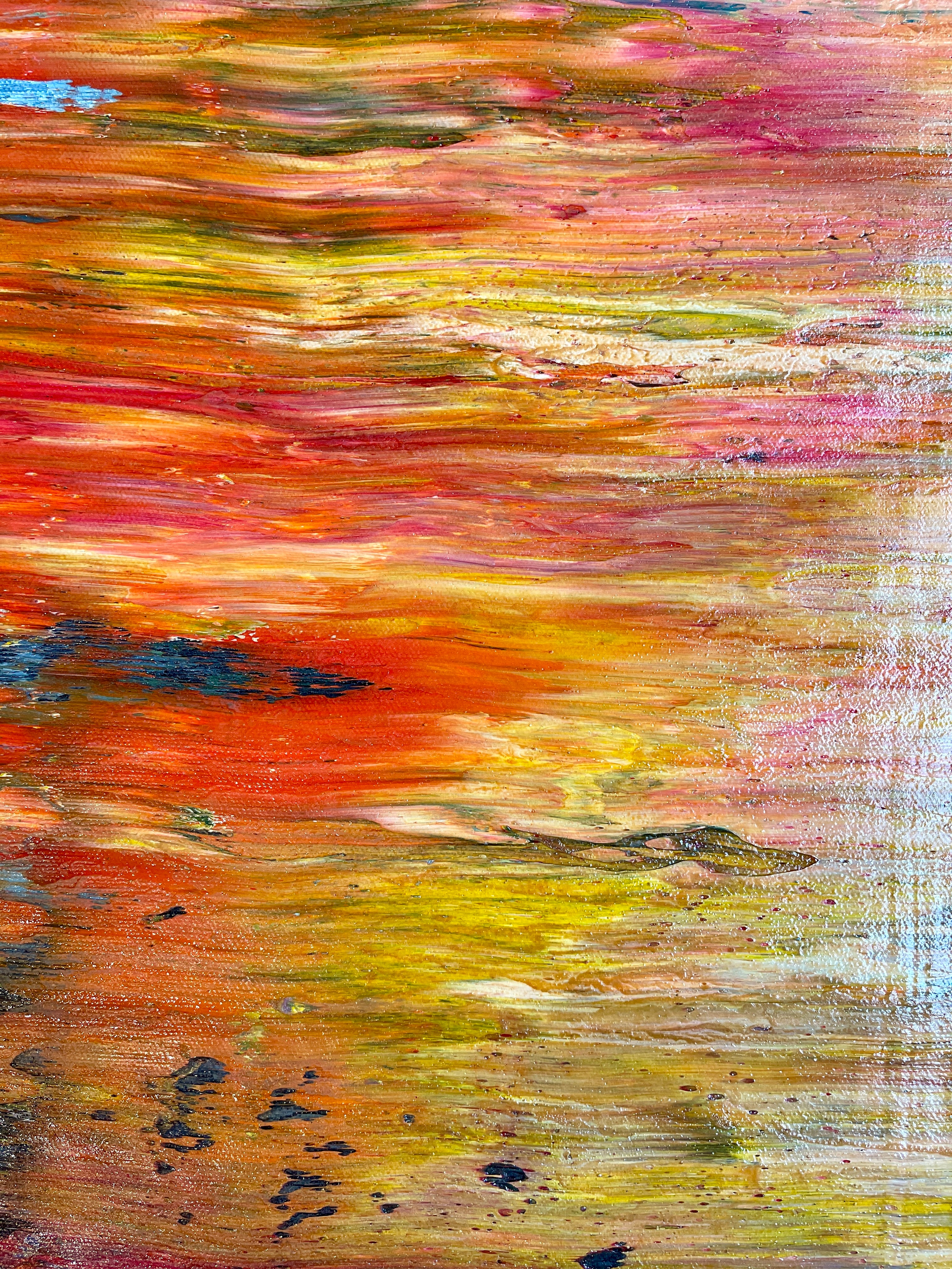 Artwork by Robert Niesse, Abstract informal 2023-2101-1, Made of Oil on canvas 
