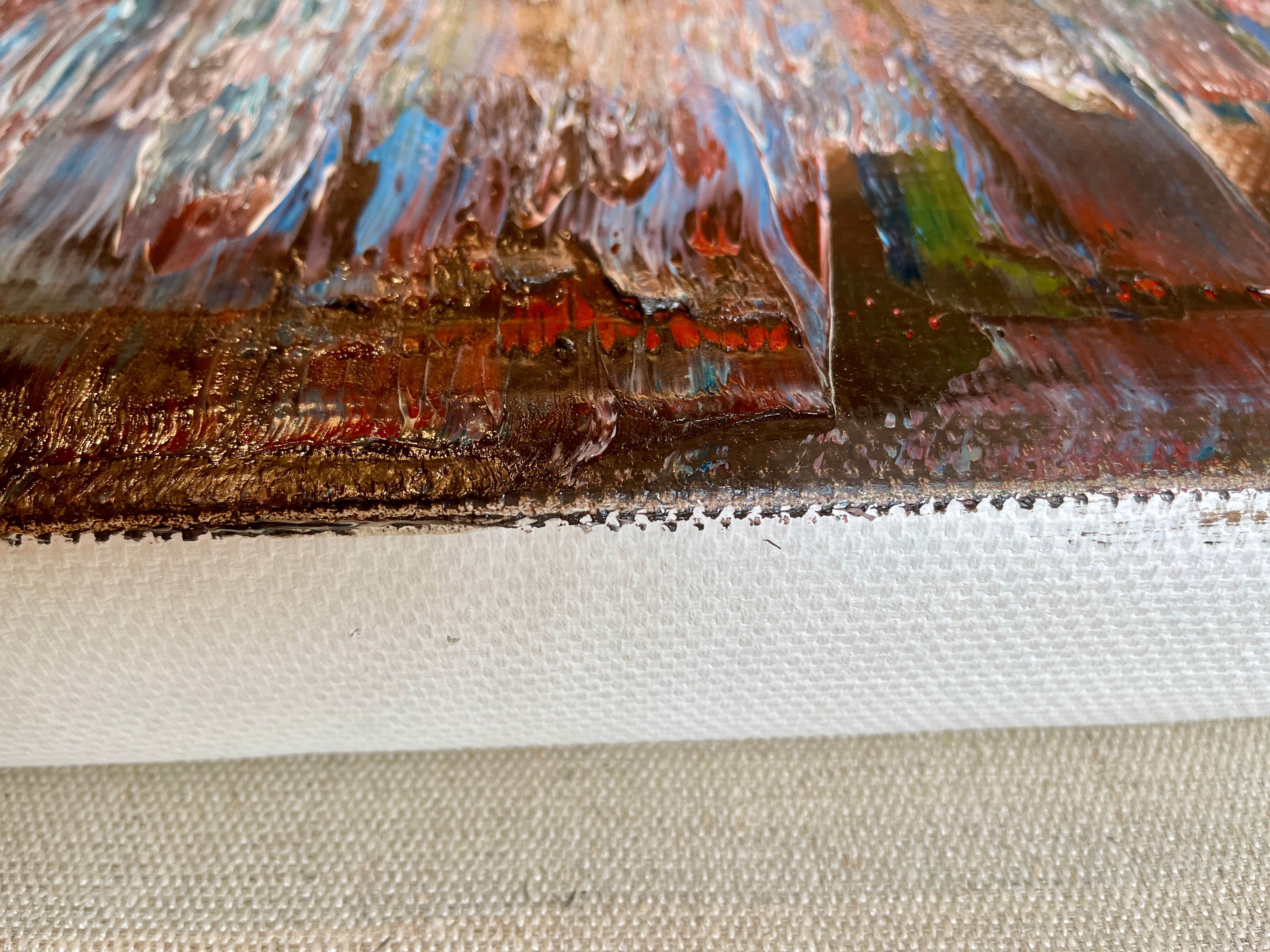 Artwork by Robert Niesse, Abstract informal 2023-2104-3, Made of Oil on linen 