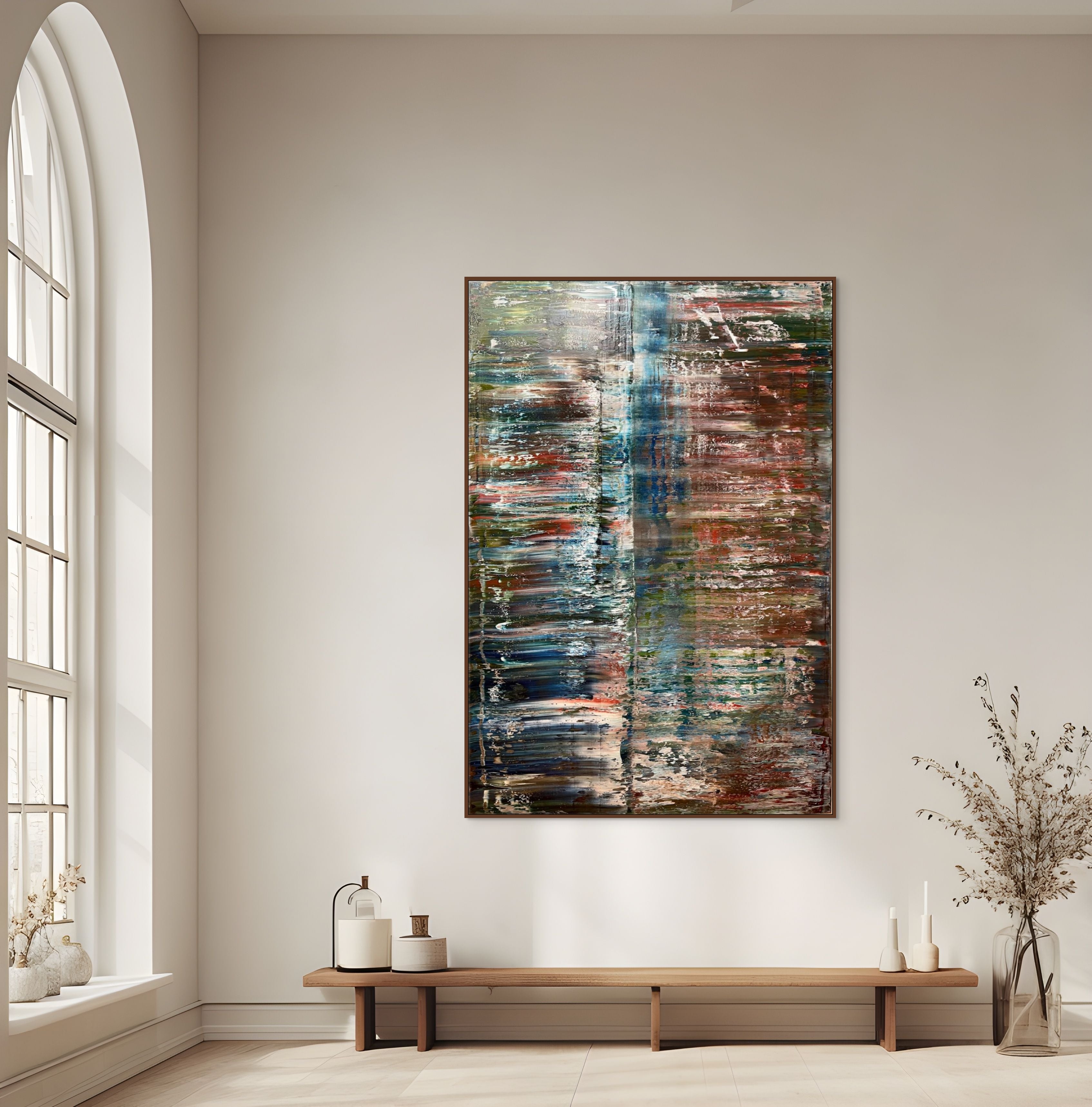 Artwork by Robert Niesse, Abstract informal 2023-2104-3, Made of Oil on linen 