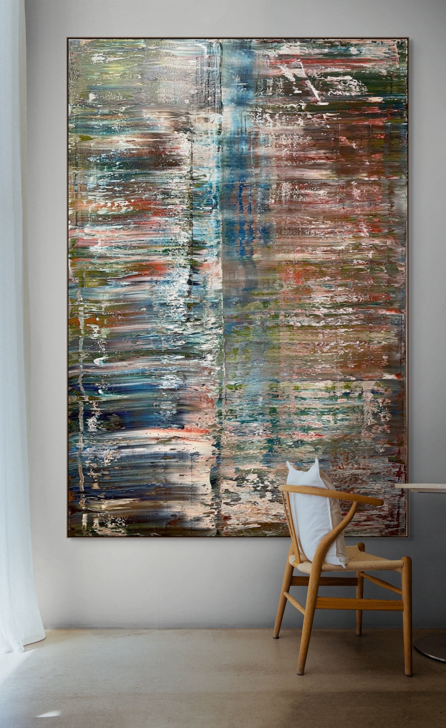 Artwork by Robert Niesse, Abstract informal 2023-2104-3, Made of Oil on linen 