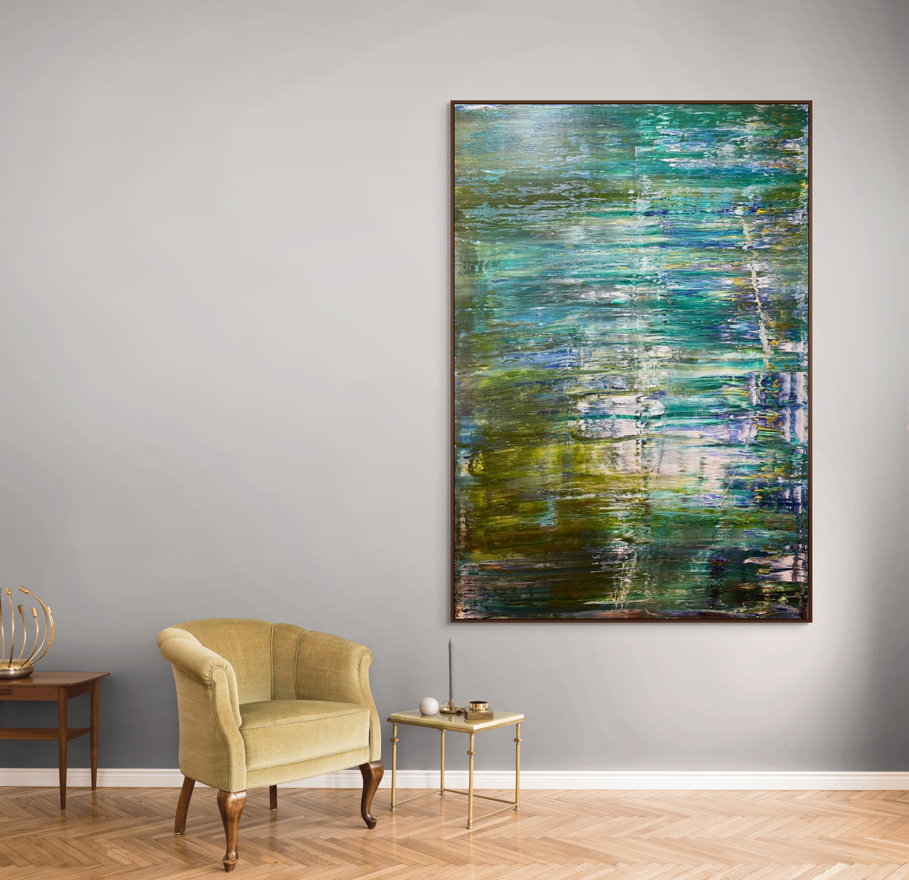 Artwork by Robert Niesse, Abstract informal 2023-2104-4, Made of Oil on linen 