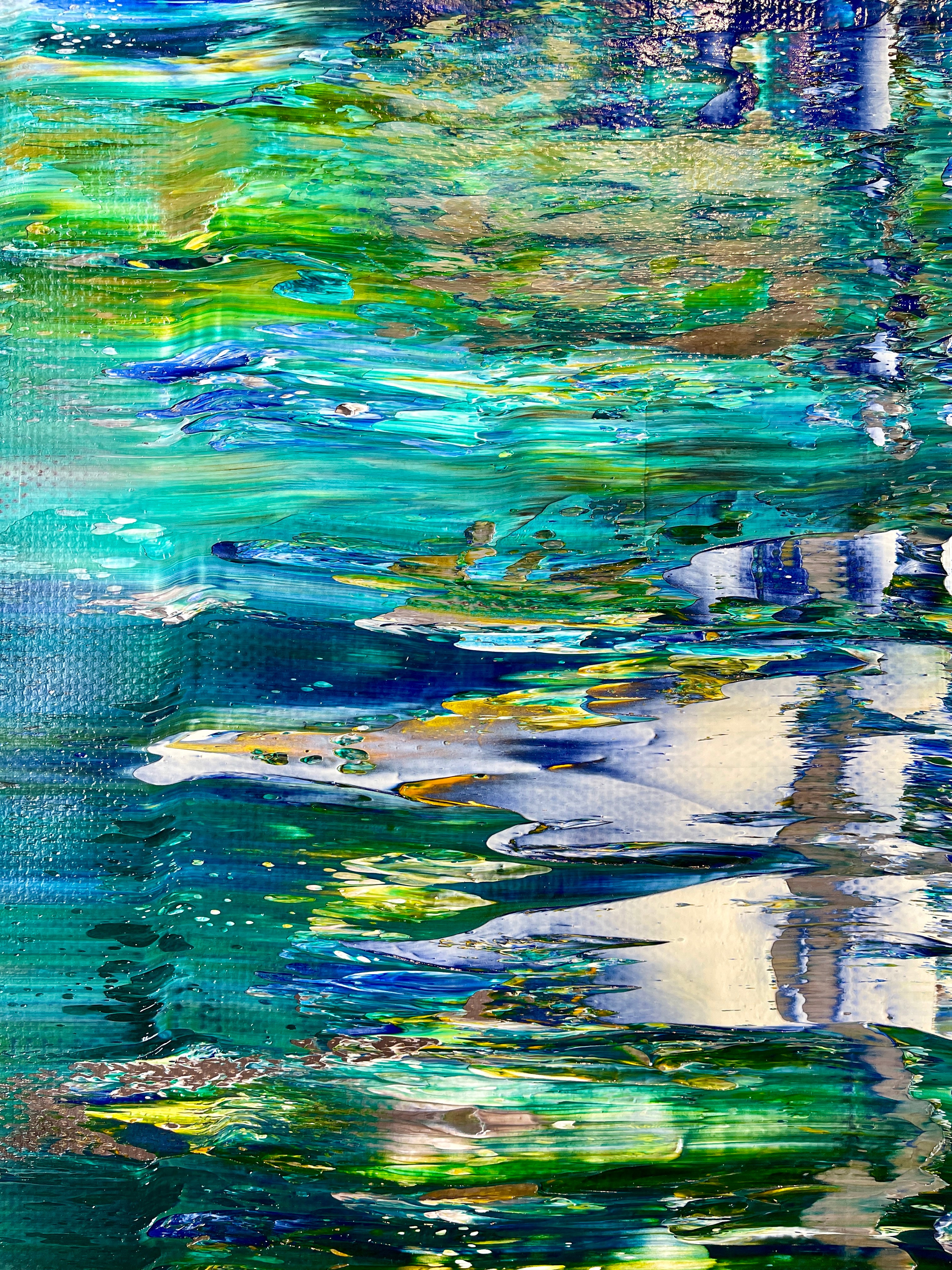 Artwork by Robert Niesse, Abstract informal 2023-2104-4, Made of Oil on linen 