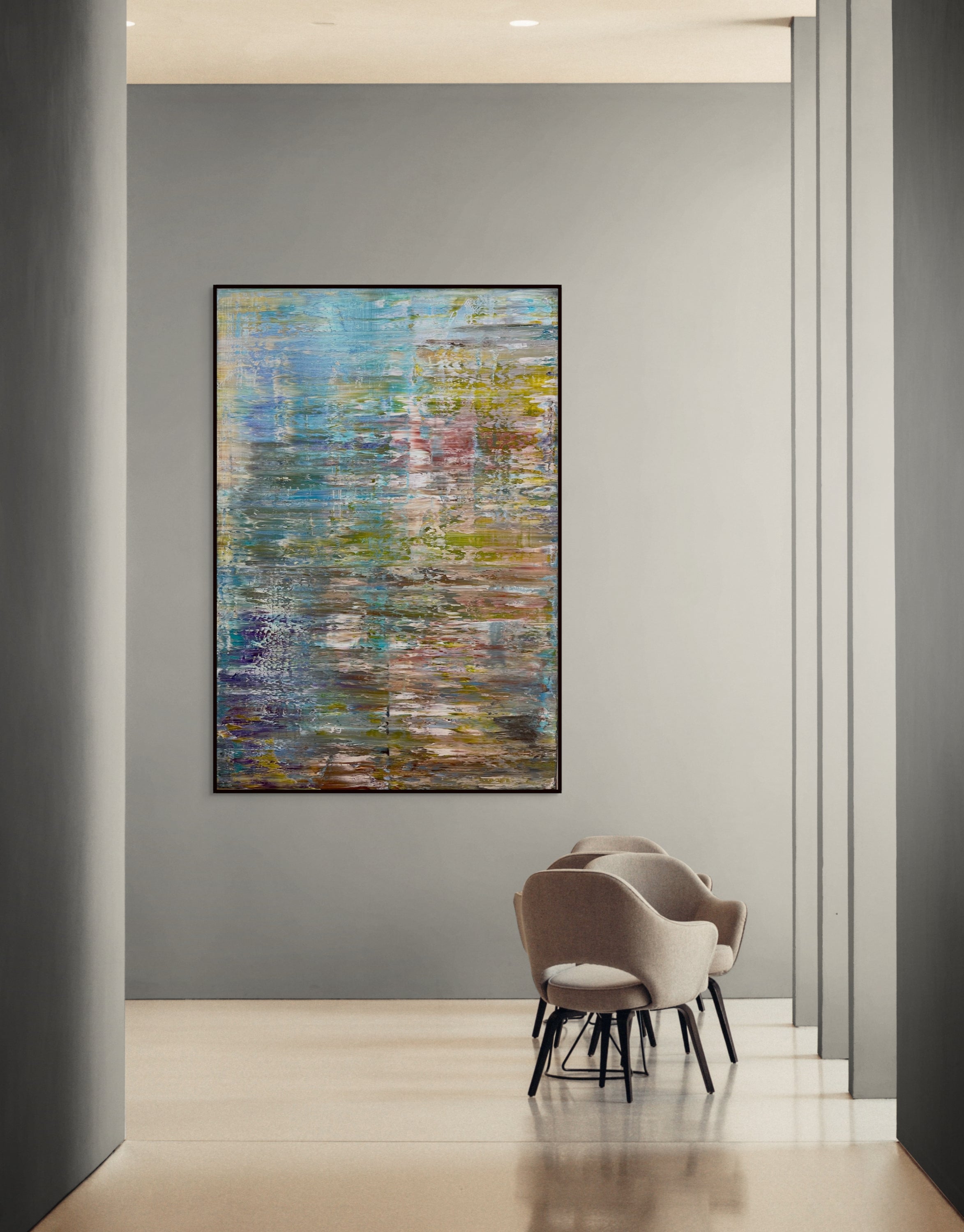 Artwork by Robert Niesse, Abstract informal 2023-2104-5, Made of Oil on linen 