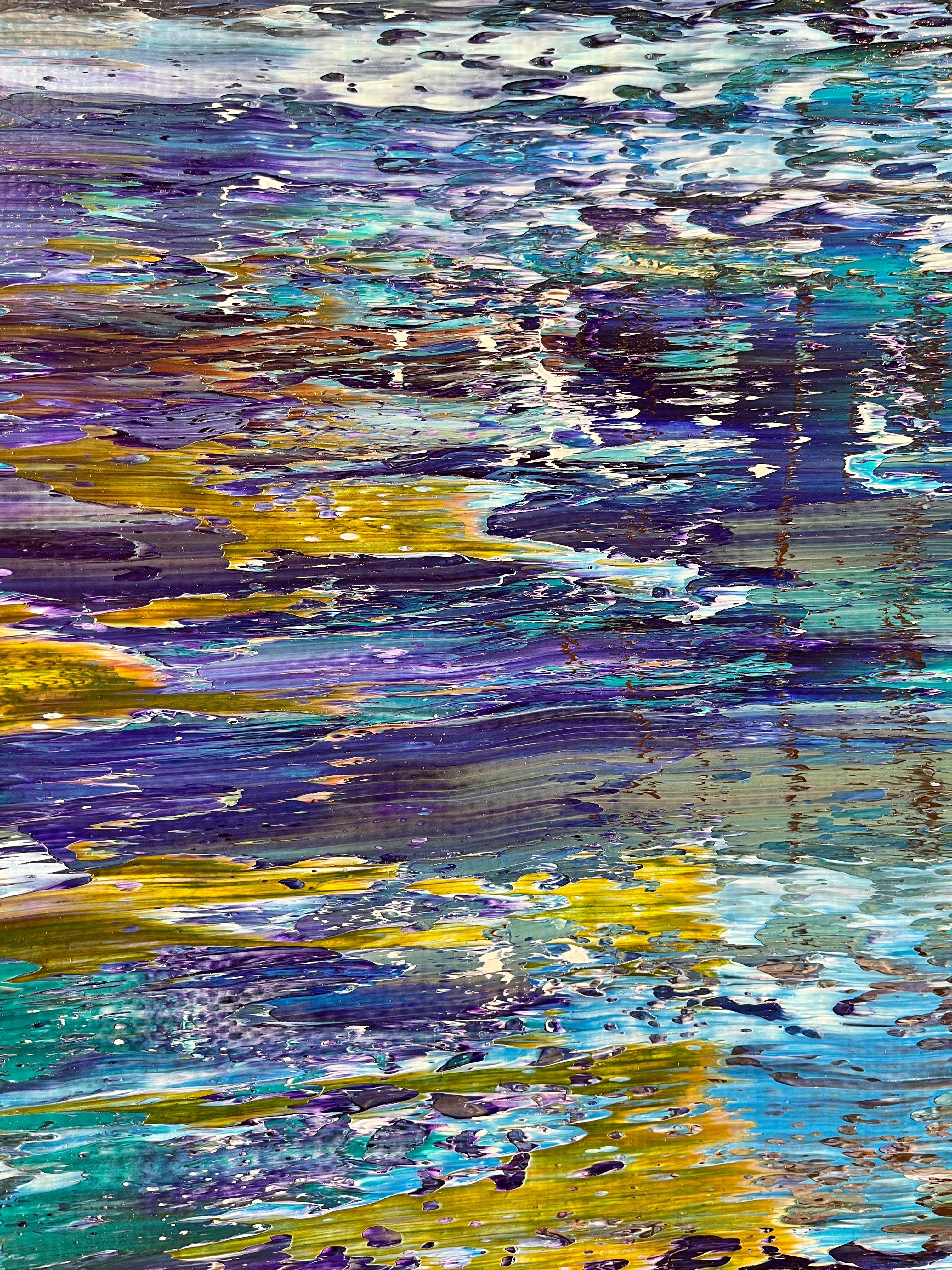 Artwork by Robert Niesse, Abstract informal 2023-2104-5, Made of Oil on linen 