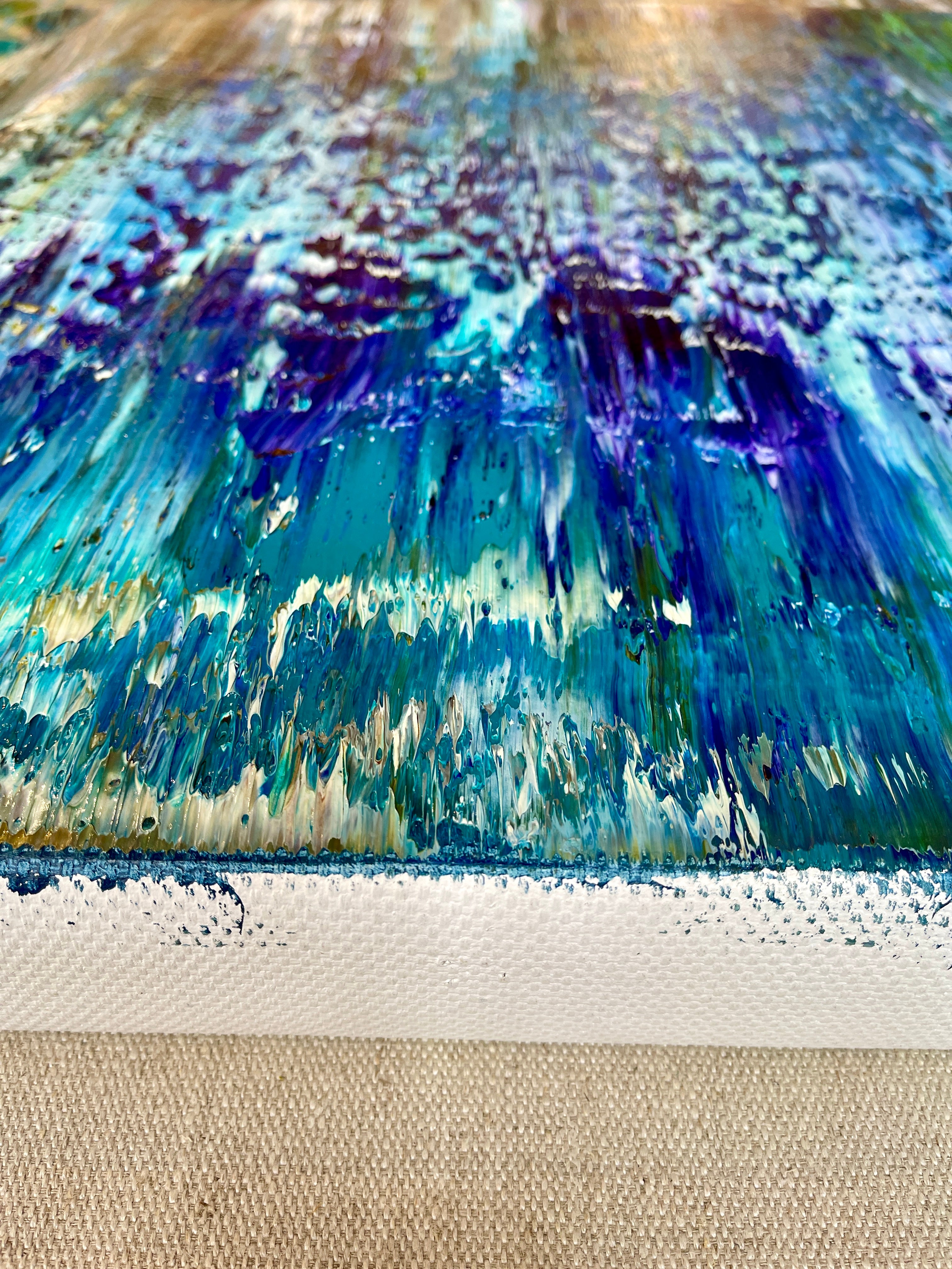 Artwork by Robert Niesse, Abstract informal 2023-2104-5, Made of Oil on linen 