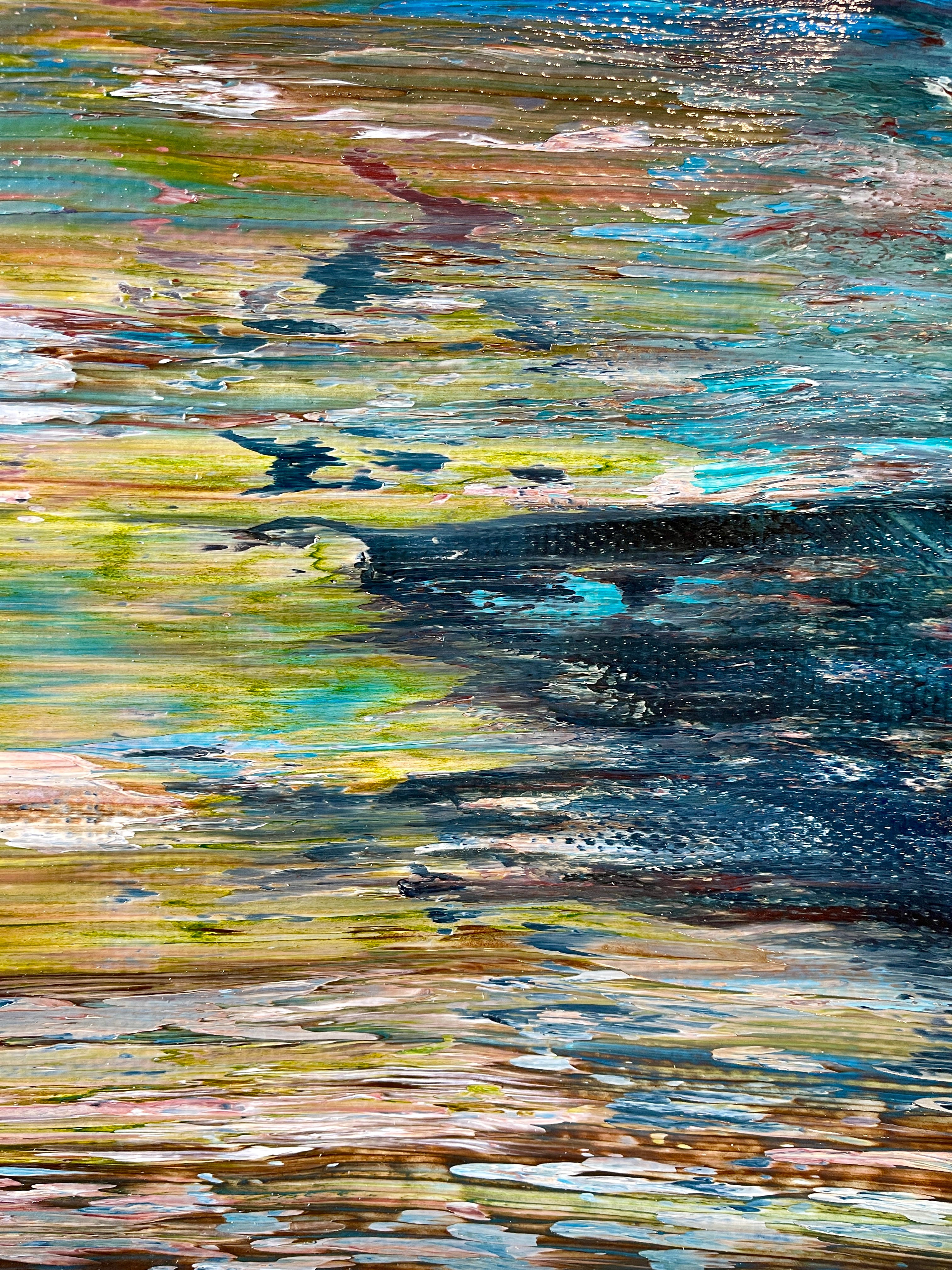 Artwork by Robert Niesse, Abstract informal 2023-2104-5, Made of Oil on linen 