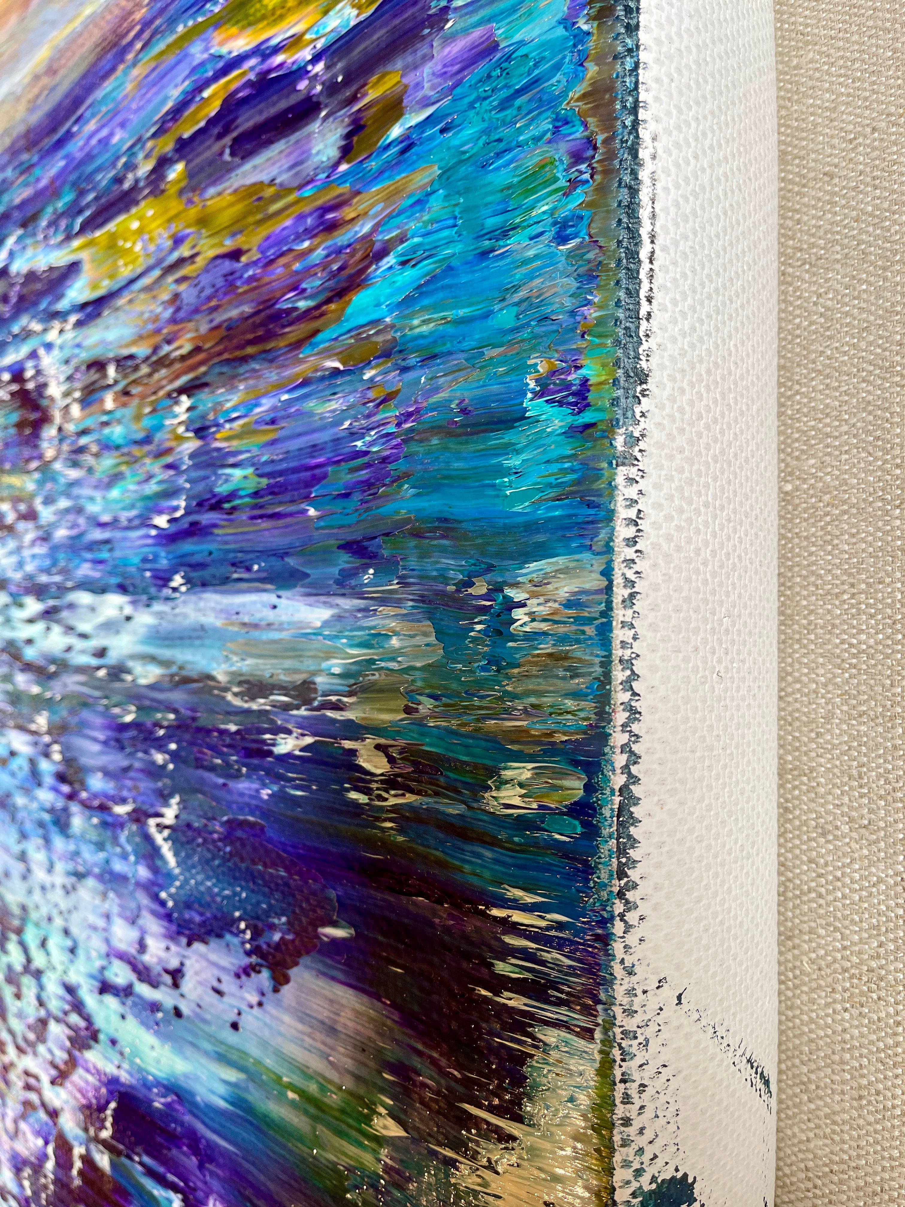 Artwork by Robert Niesse, Abstract informal 2023-2104-5, Made of Oil on linen 