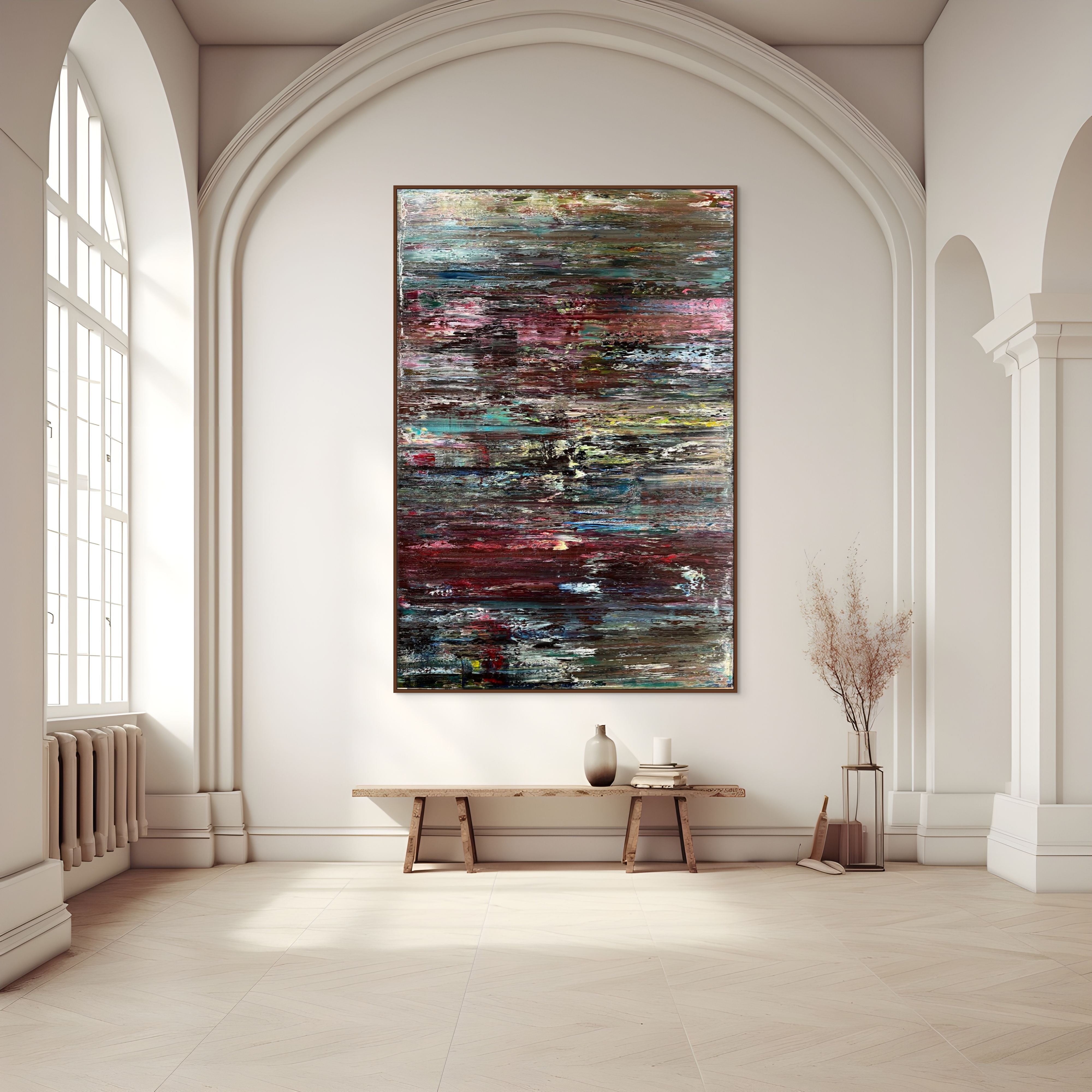 Artwork by Robert Niesse, Abstract informal 2023-2104-9, Made of Oil on linen 