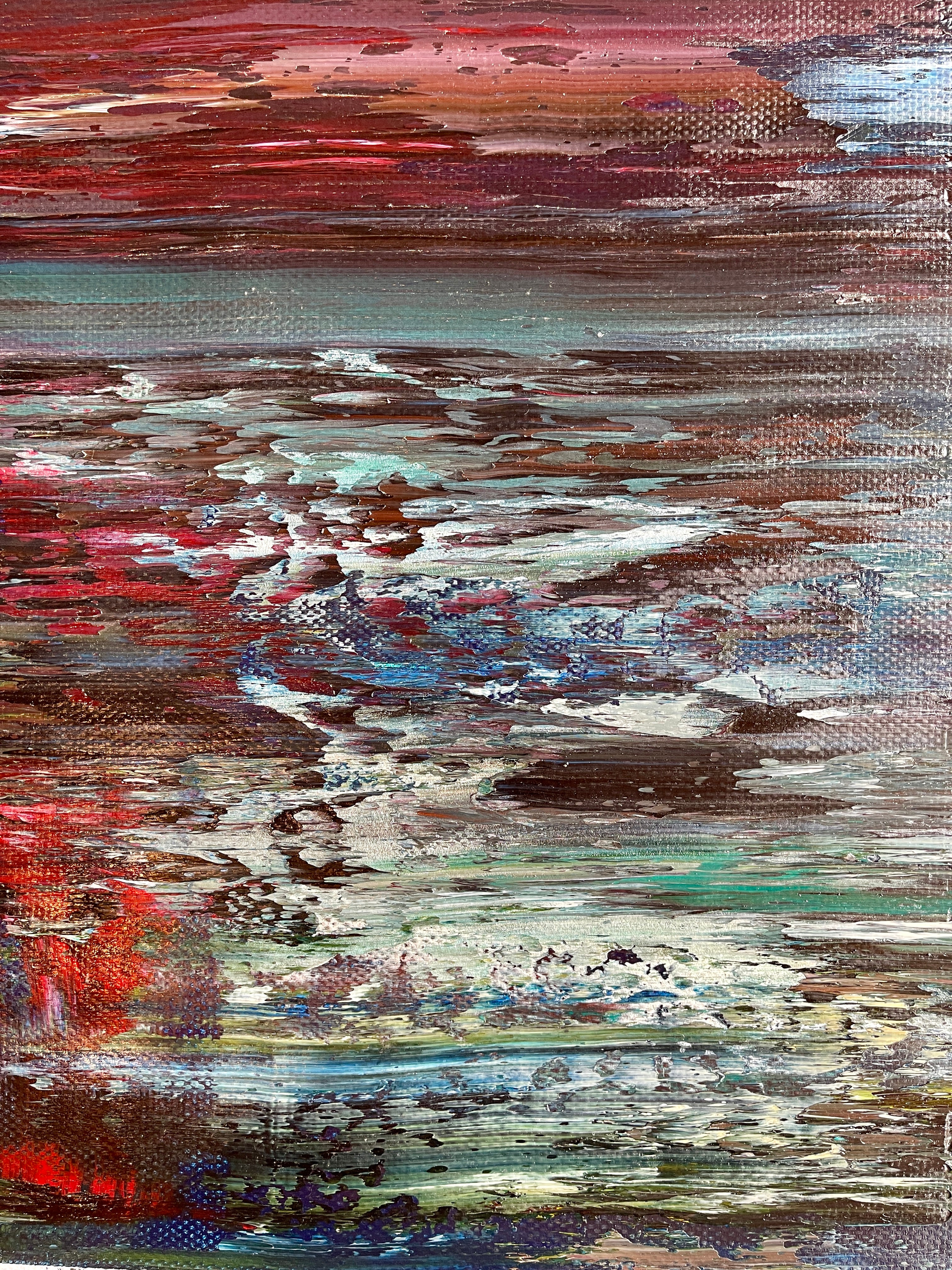 Artwork by Robert Niesse, Abstract informal 2023-2104-9, Made of Oil on linen 