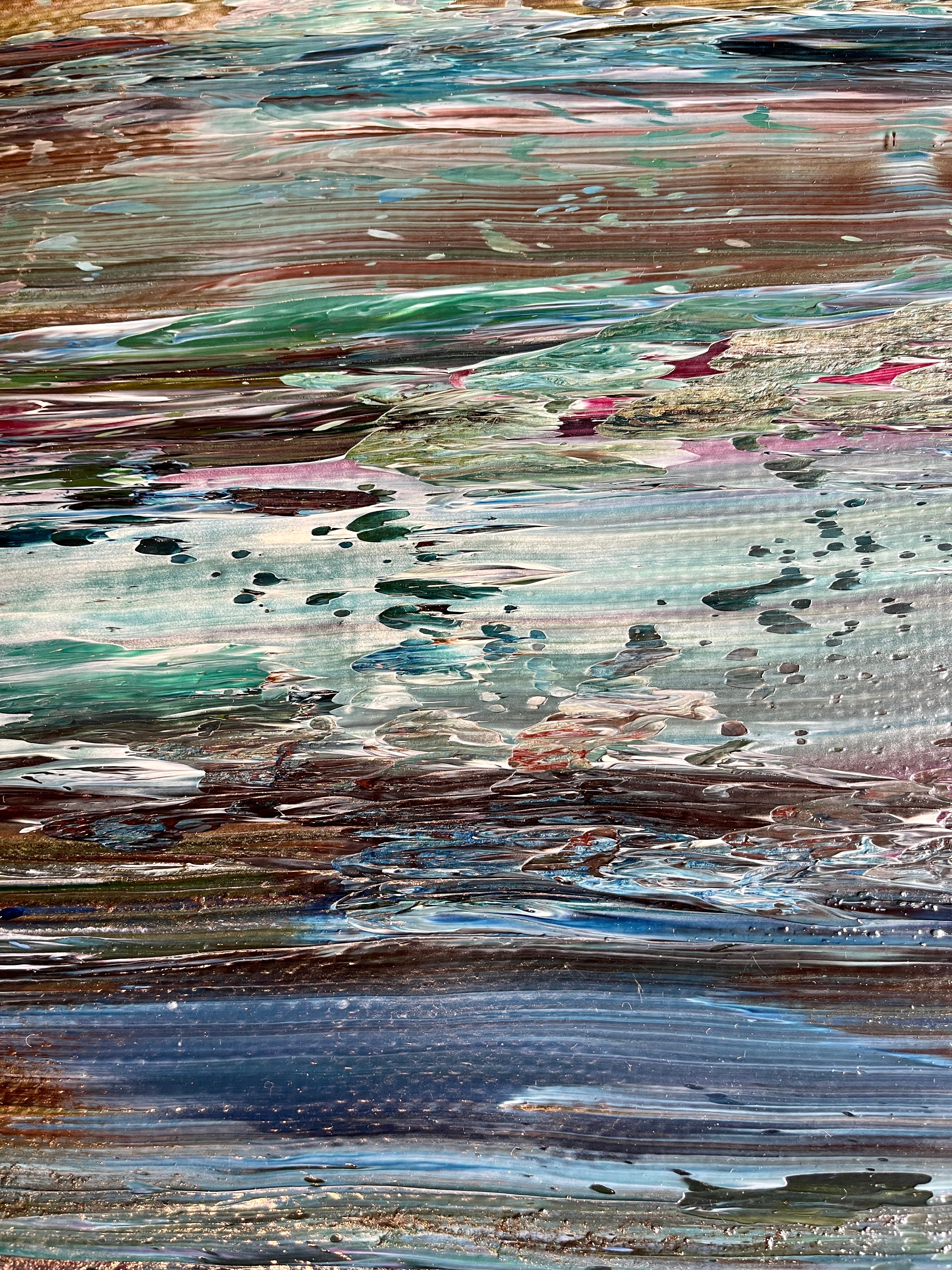 Artwork by Robert Niesse, Abstract informal 2023-2104-9, Made of Oil on linen 