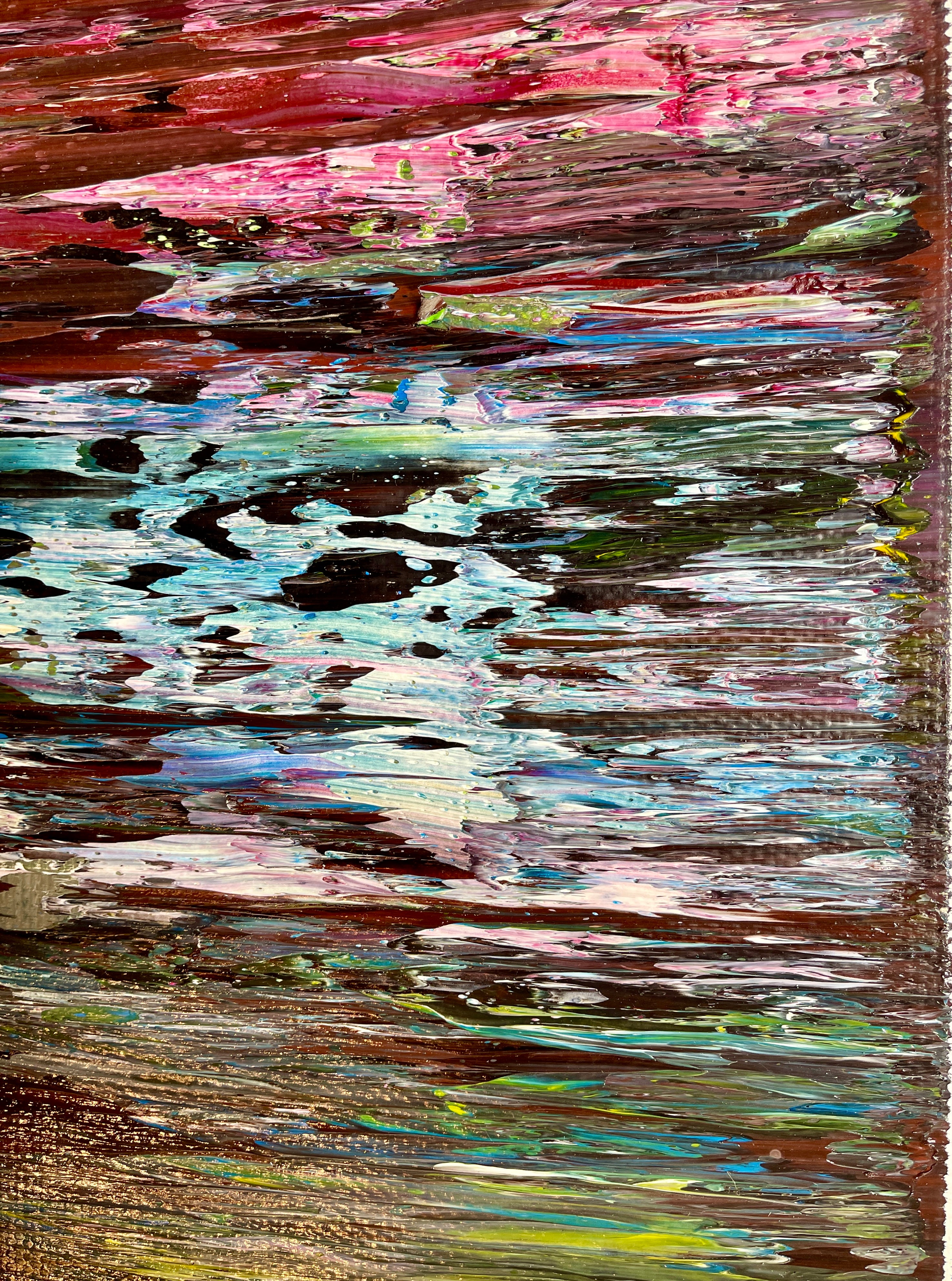 Artwork by Robert Niesse, Abstract informal 2023-2104-9, Made of Oil on linen 