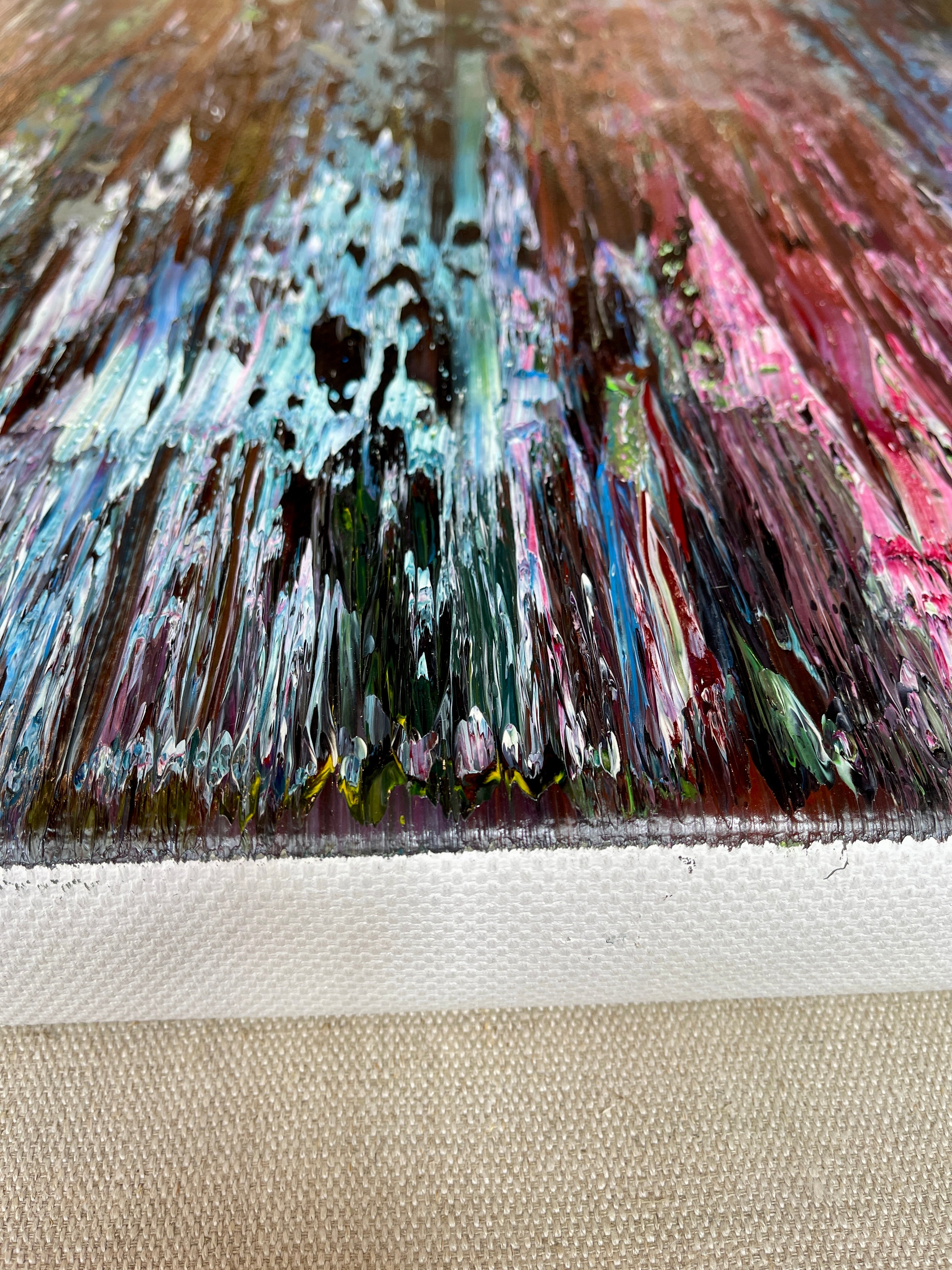 Artwork by Robert Niesse, Abstract informal 2023-2104-9, Made of Oil on linen 