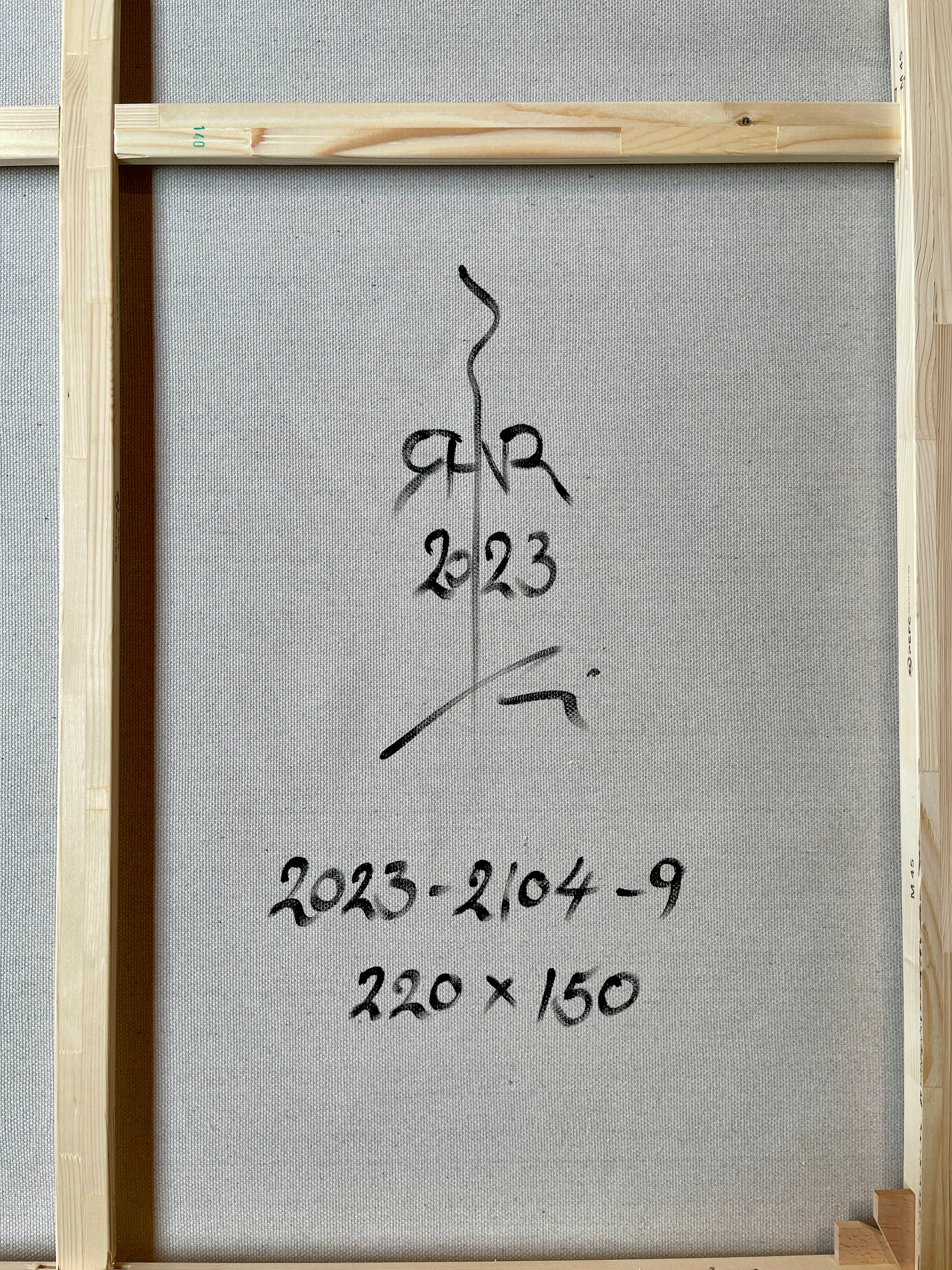 Artwork by Robert Niesse, Abstract informal 2023-2104-9, Made of Oil on linen 