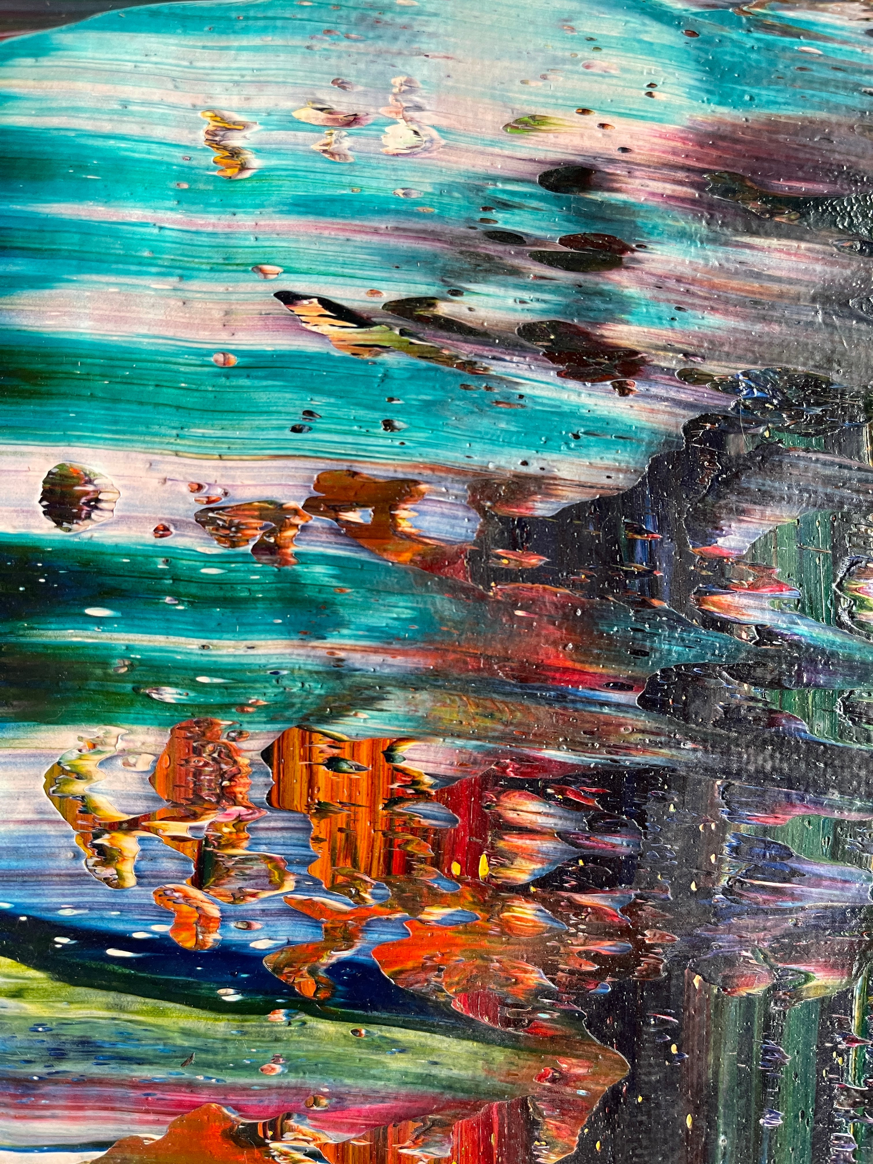 Artwork by Robert Niesse, Abstract informal 2024-2111-1, Made of Oil on canvas 