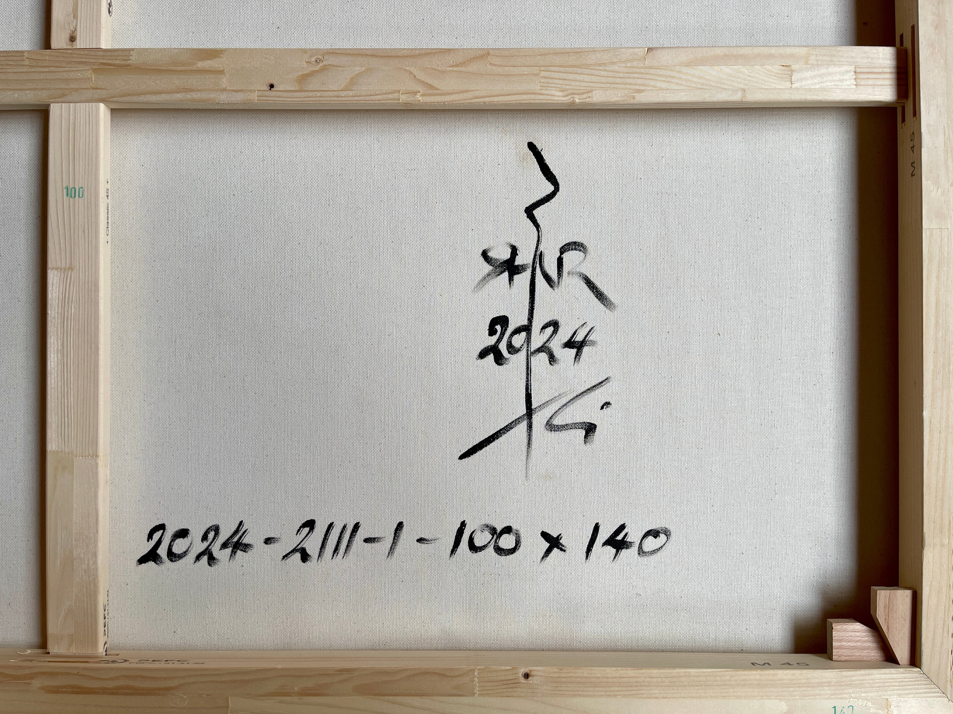 Artwork by Robert Niesse, Abstract informal 2024-2111-1, Made of Oil on canvas 