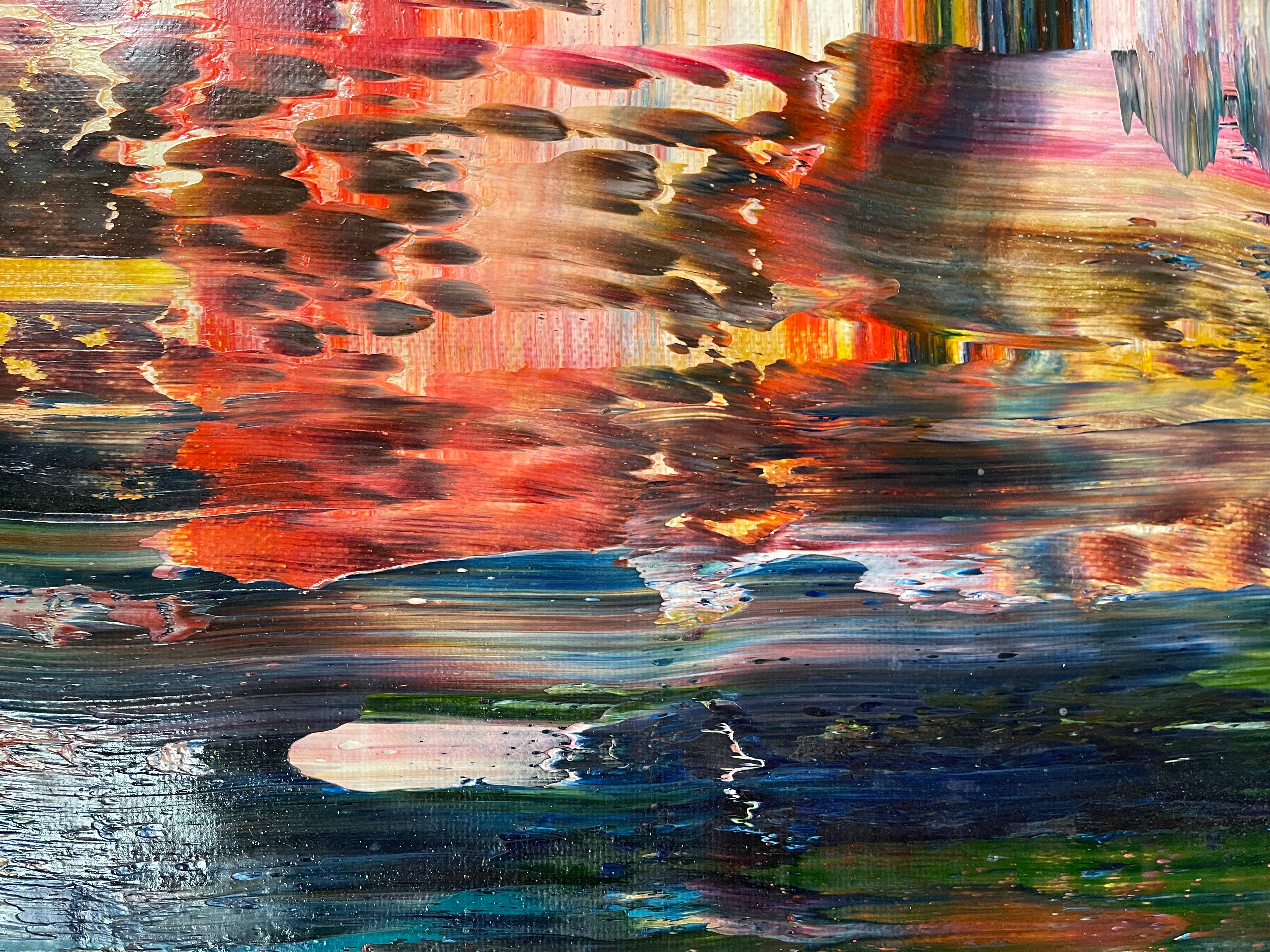 Artwork by Robert Niesse, Abstract informal 2024-2111-1, Made of Oil on canvas 