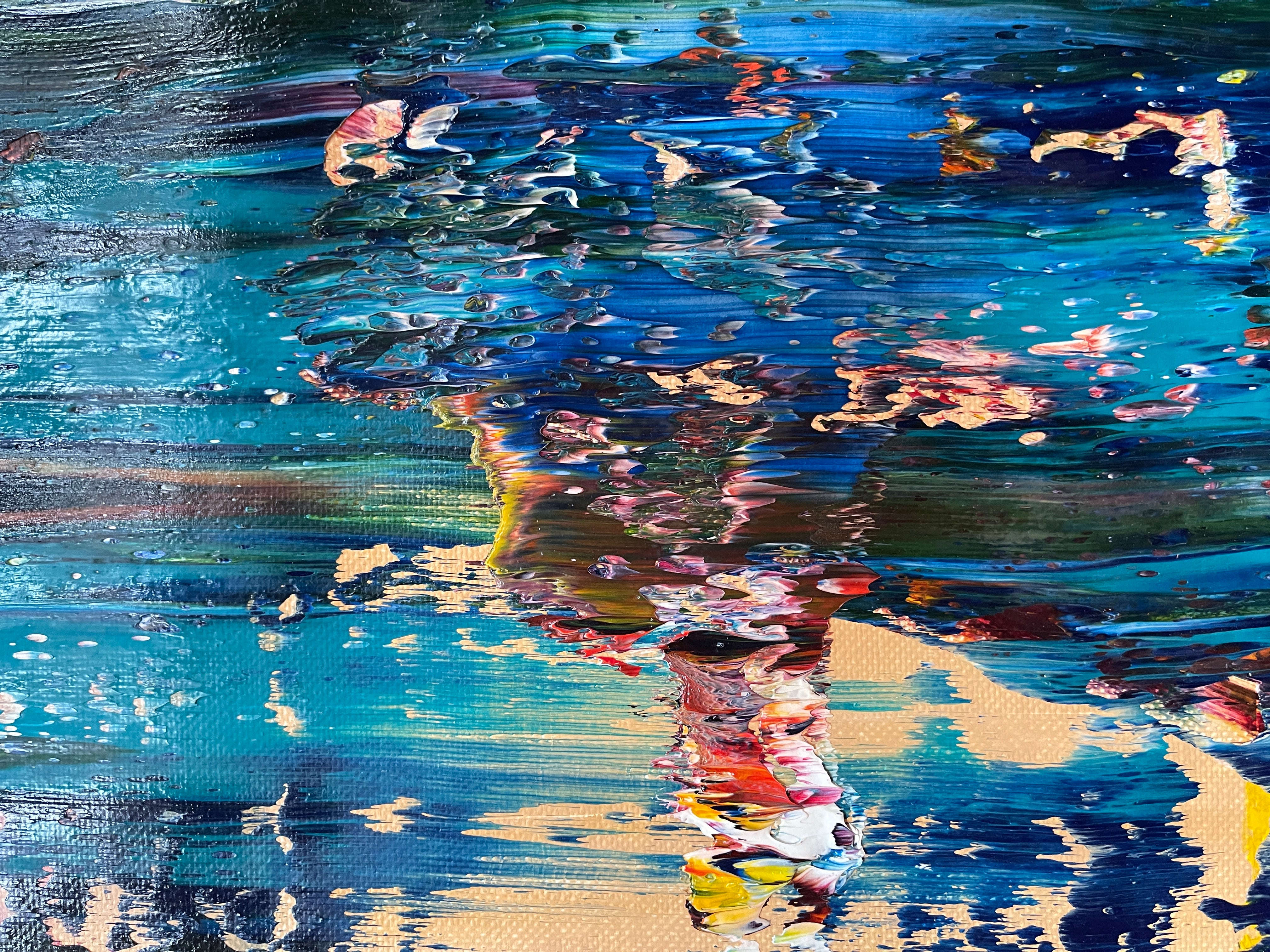 Artwork by Robert Niesse, Abstract informal 2024-2111-1, Made of Oil on canvas 