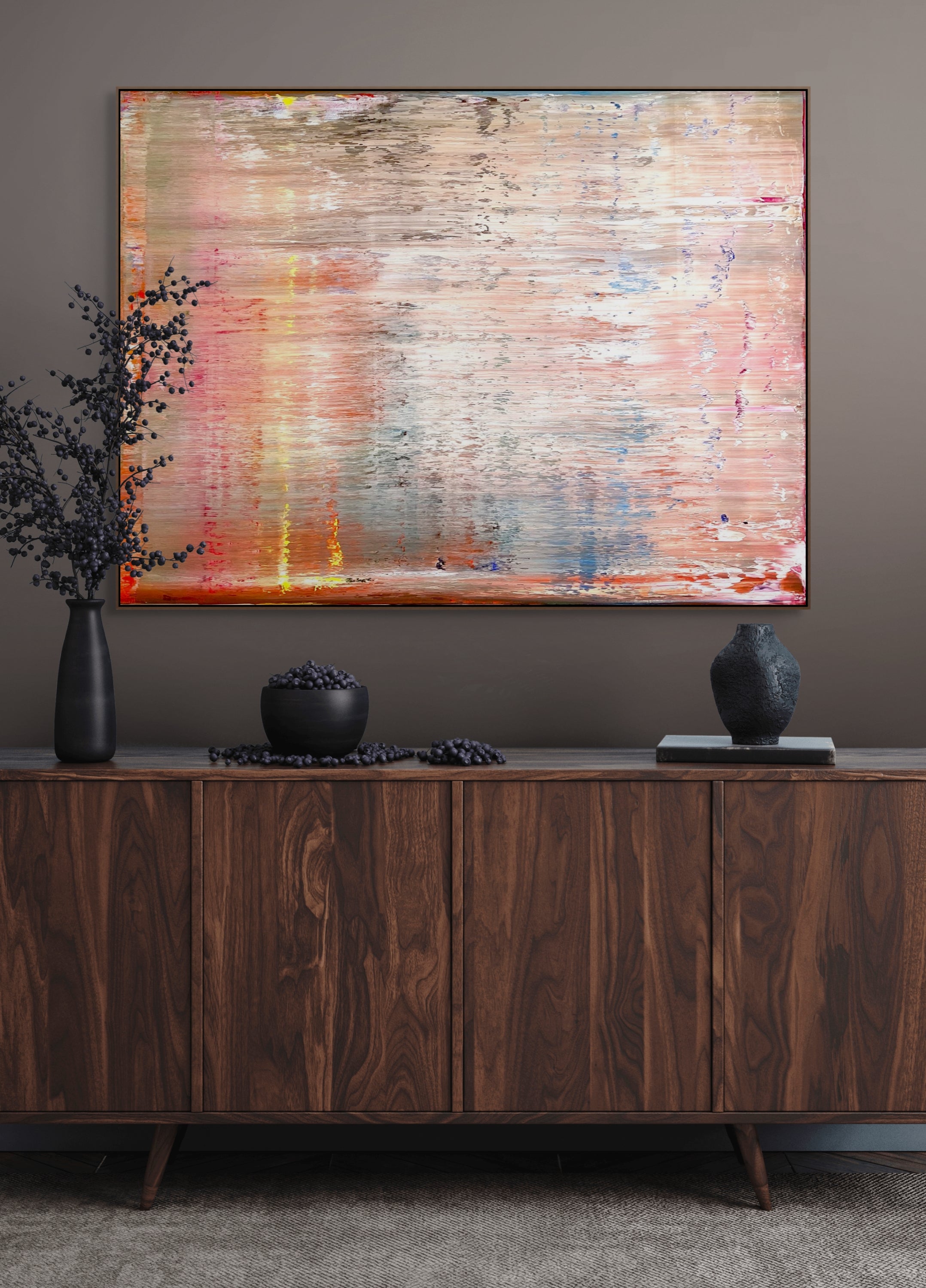 Artwork by Robert Niesse, Abstract informal 2024-2113-3, Made of Oil on canvas 