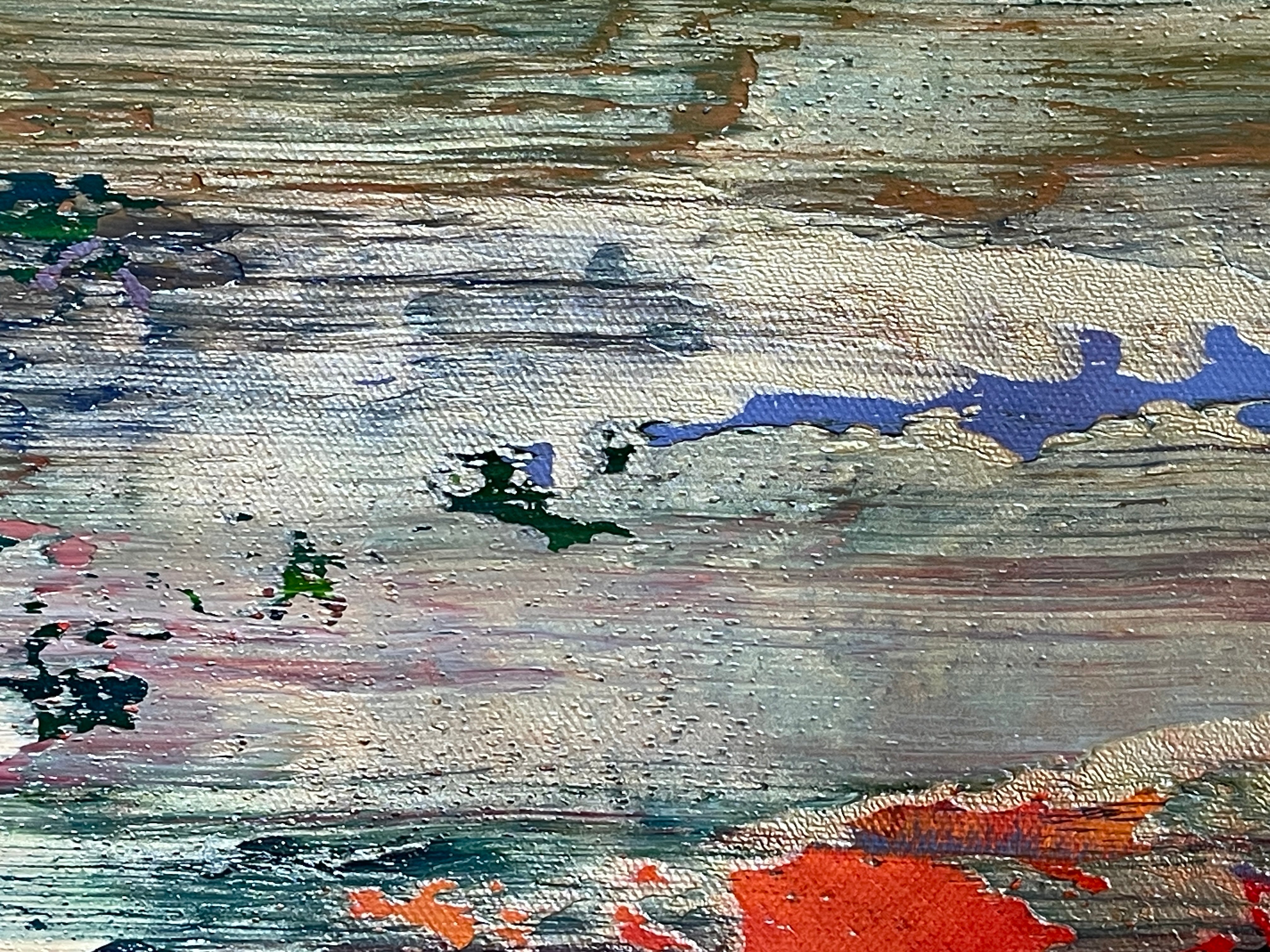 Artwork by Robert Niesse, Abstract informal 2024-2121-5, Made of Oil on canvas 