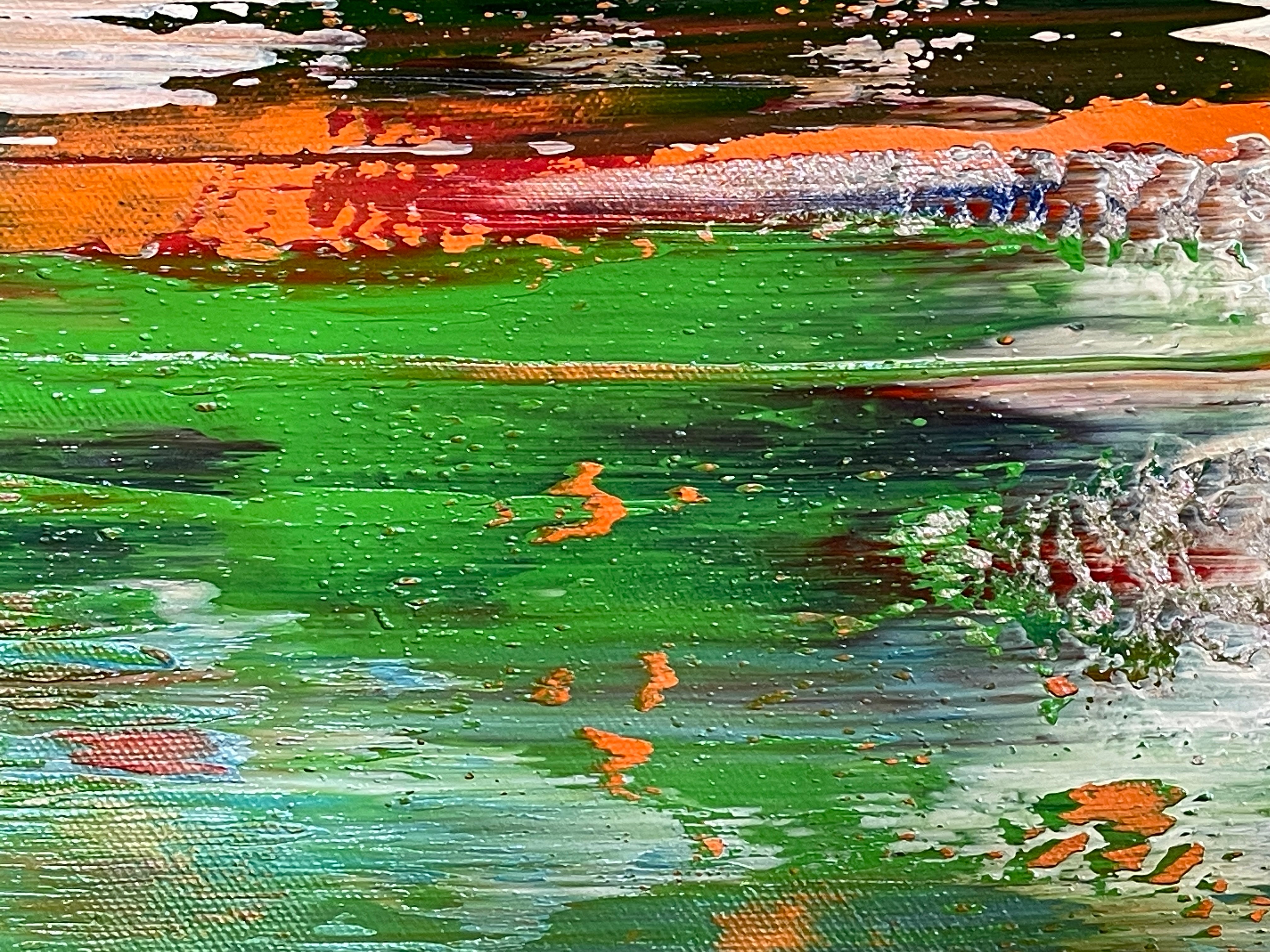 Artwork by Robert Niesse, Abstract informal 2024-2121-5, Made of Oil on canvas 