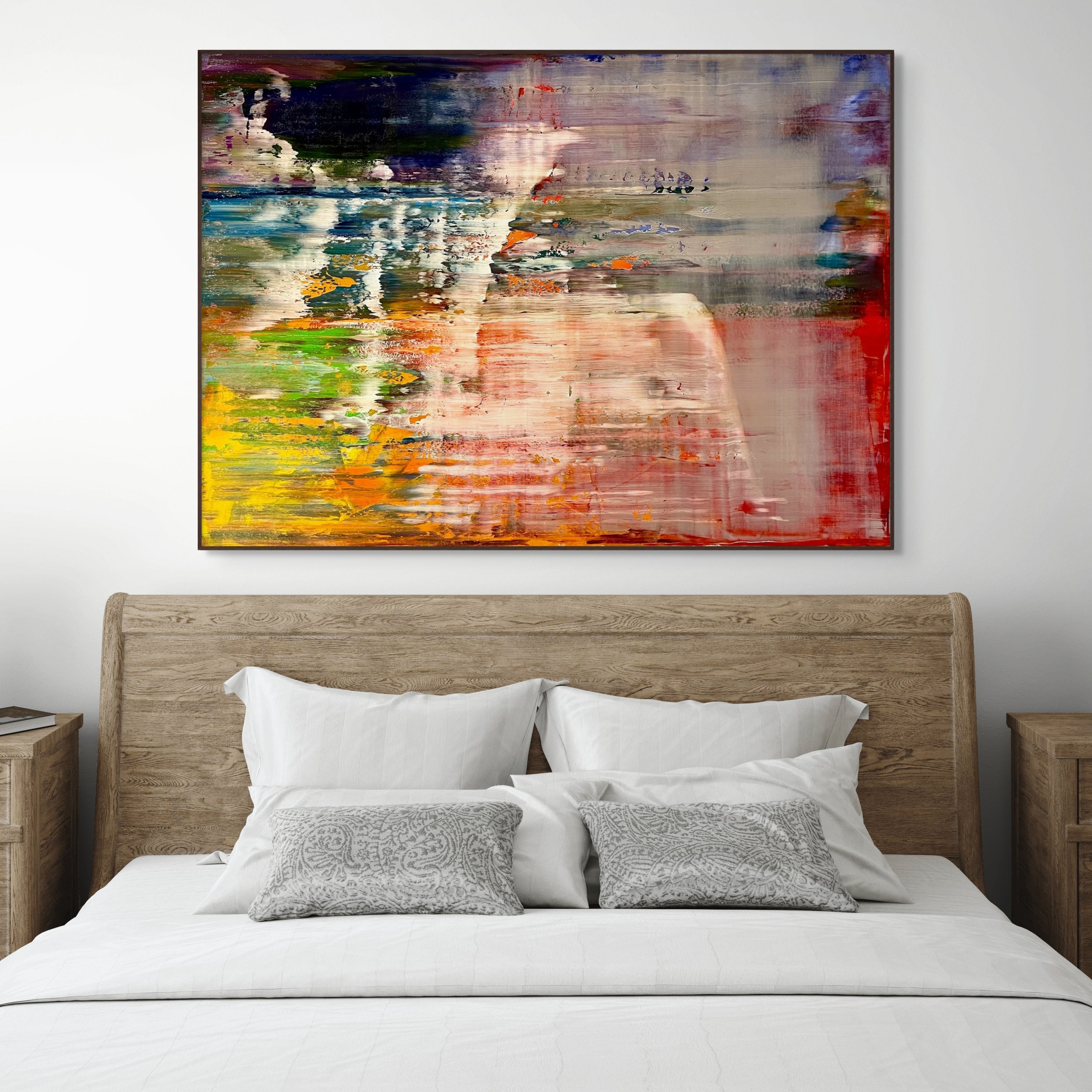 Artwork by Robert Niesse, Abstract informal 2024-2121-5, Made of Oil on canvas 