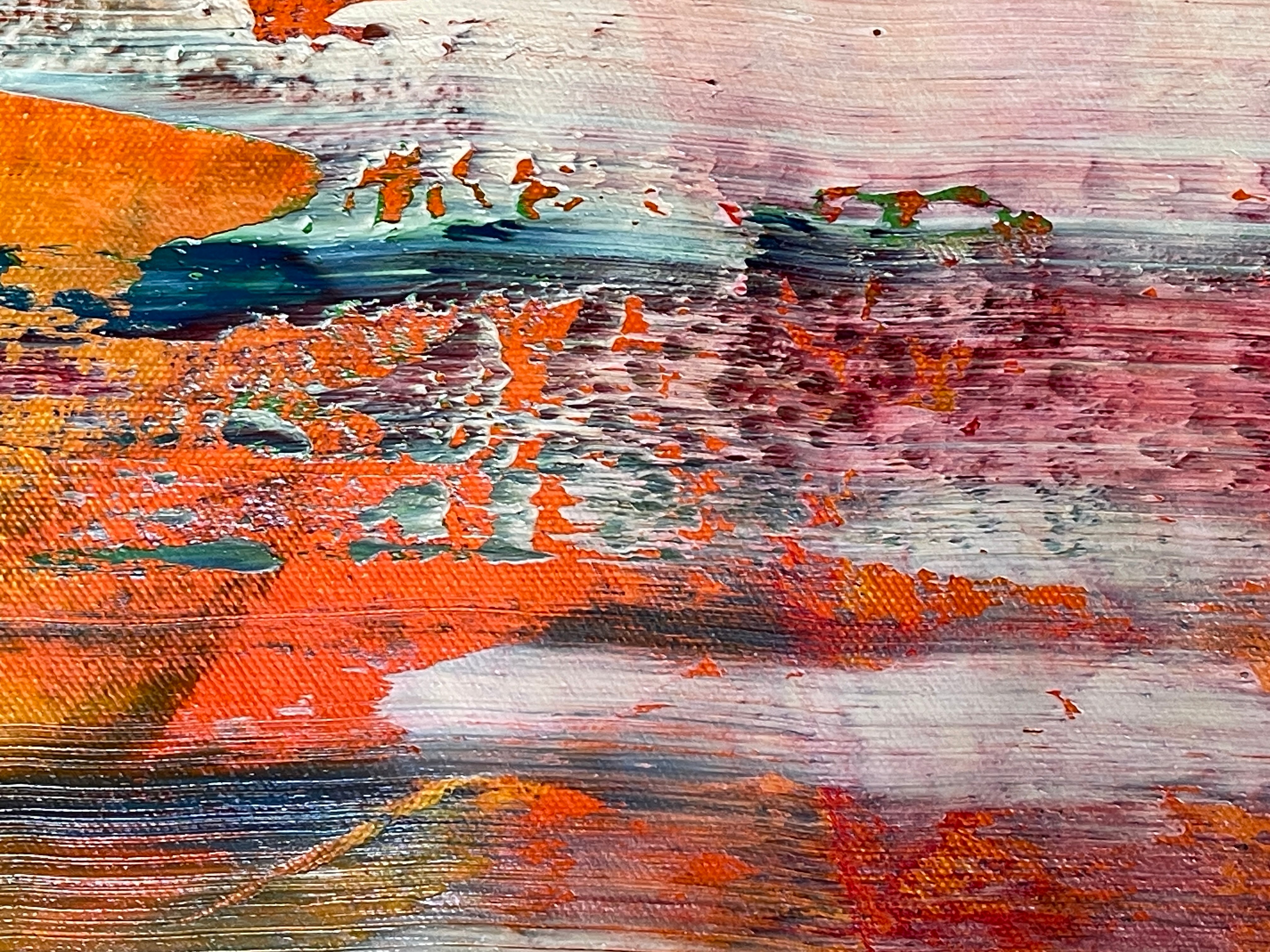 Artwork by Robert Niesse, Abstract informal 2024-2121-5, Made of Oil on canvas 