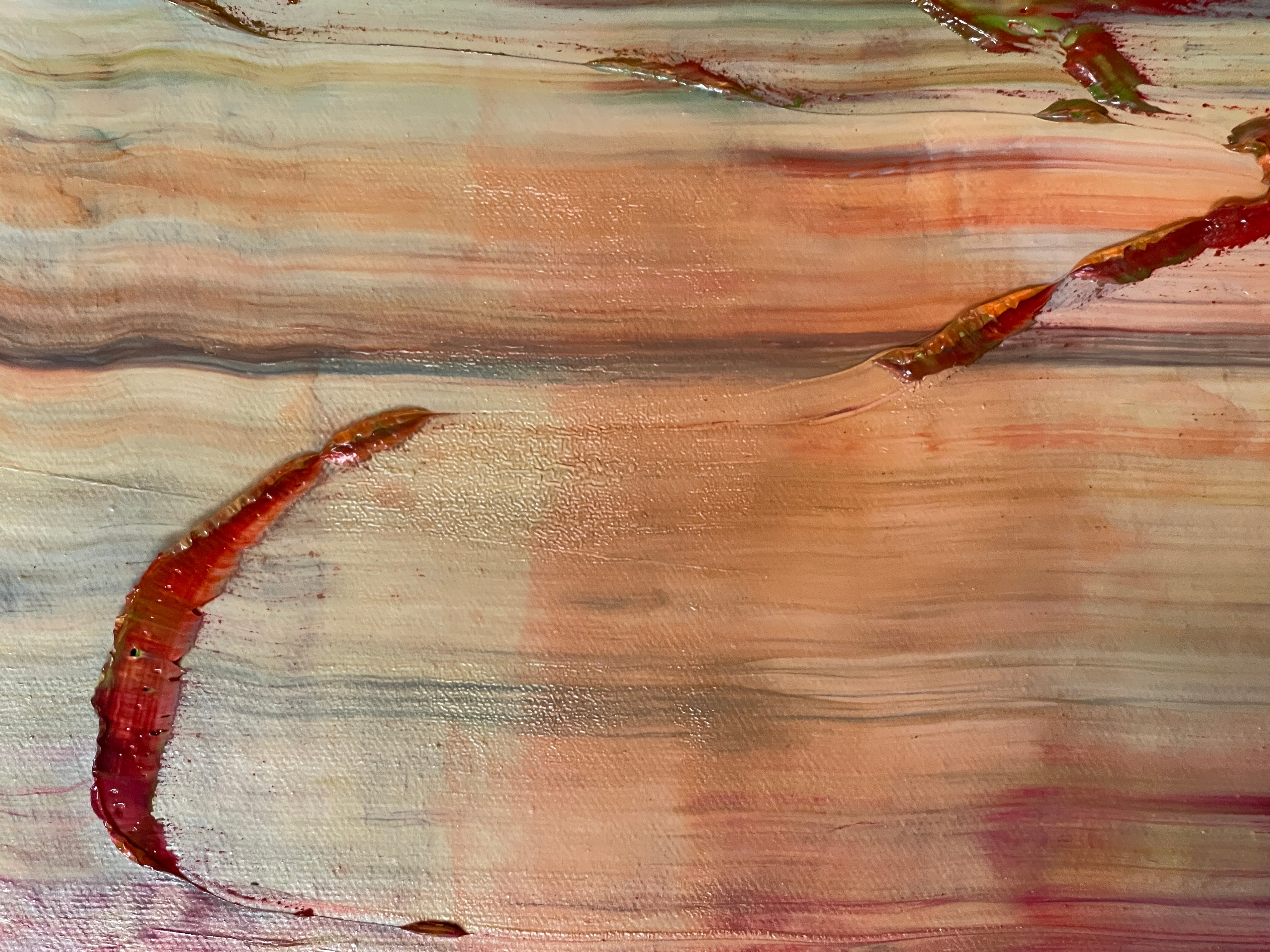 Artwork by Robert Niesse, Abstract informal 2024-2121-6, Made of Oil on canvas 