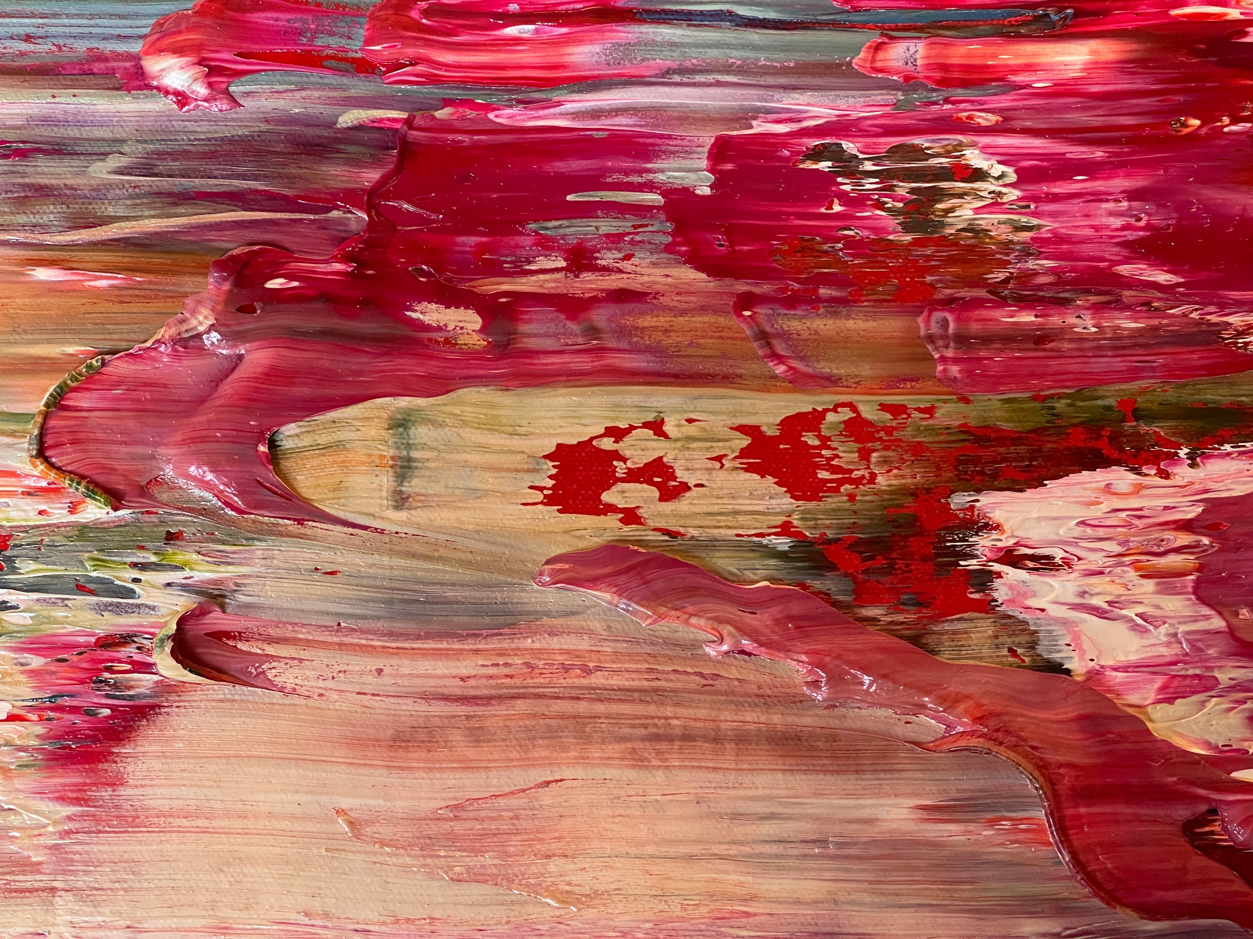 Artwork by Robert Niesse, Abstract informal 2024-2121-6, Made of Oil on canvas 